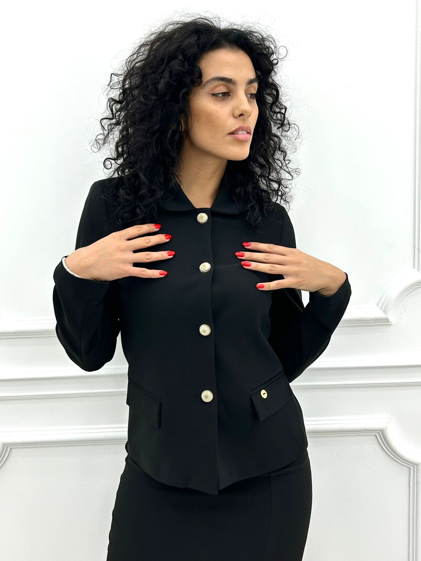 GIACCA CON BOTTONI ORO TOP QUALITY