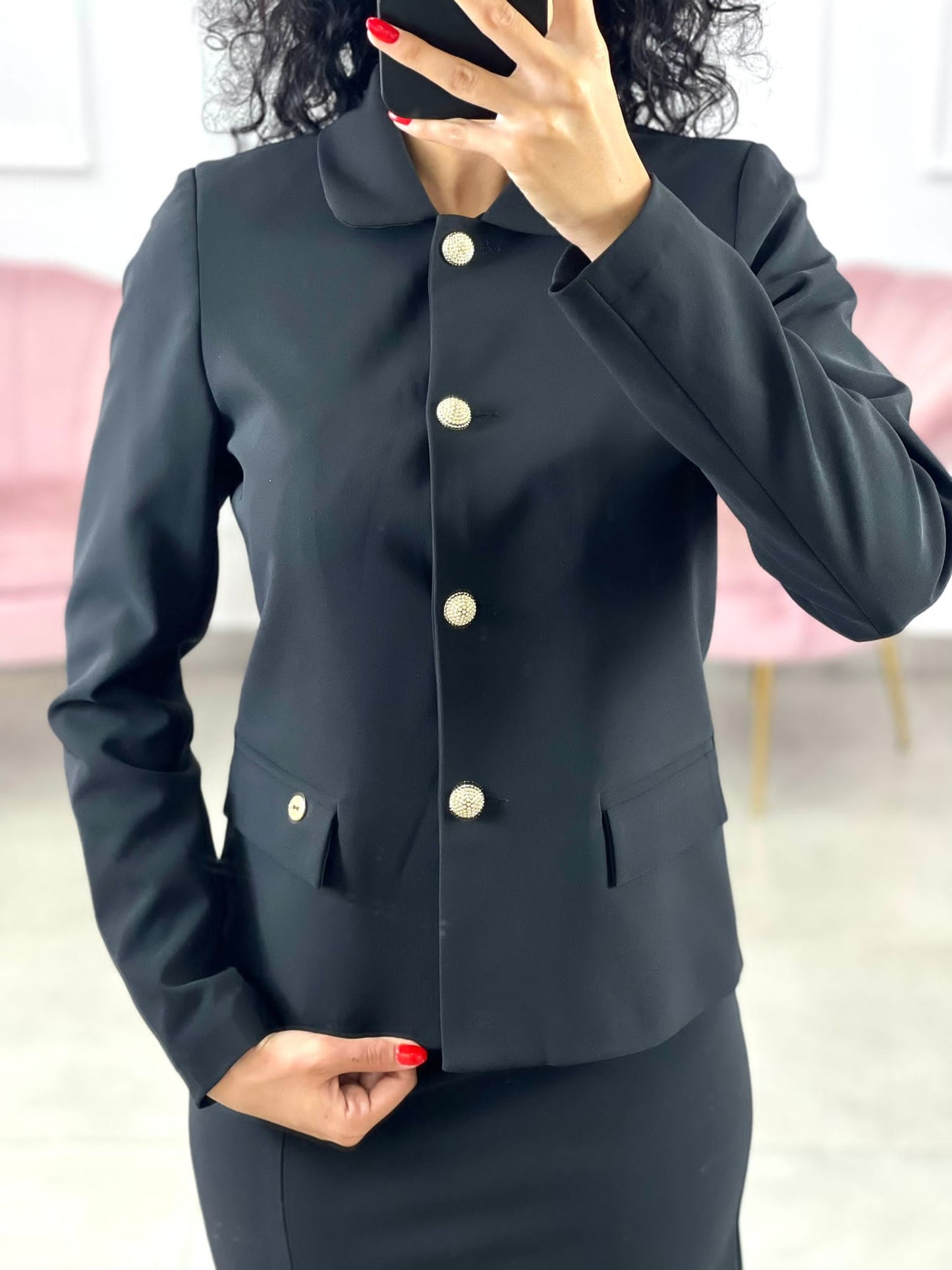 GIACCA CON BOTTONI ORO TOP QUALITY