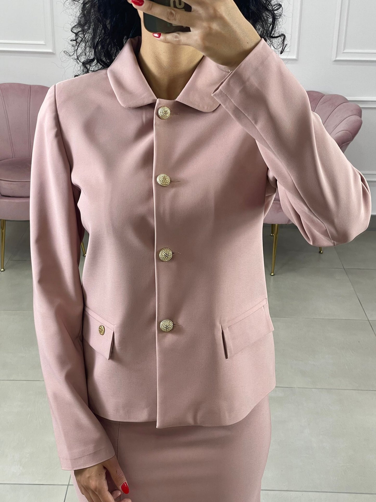 GIACCA CON BOTTONI ORO TOP QUALITY