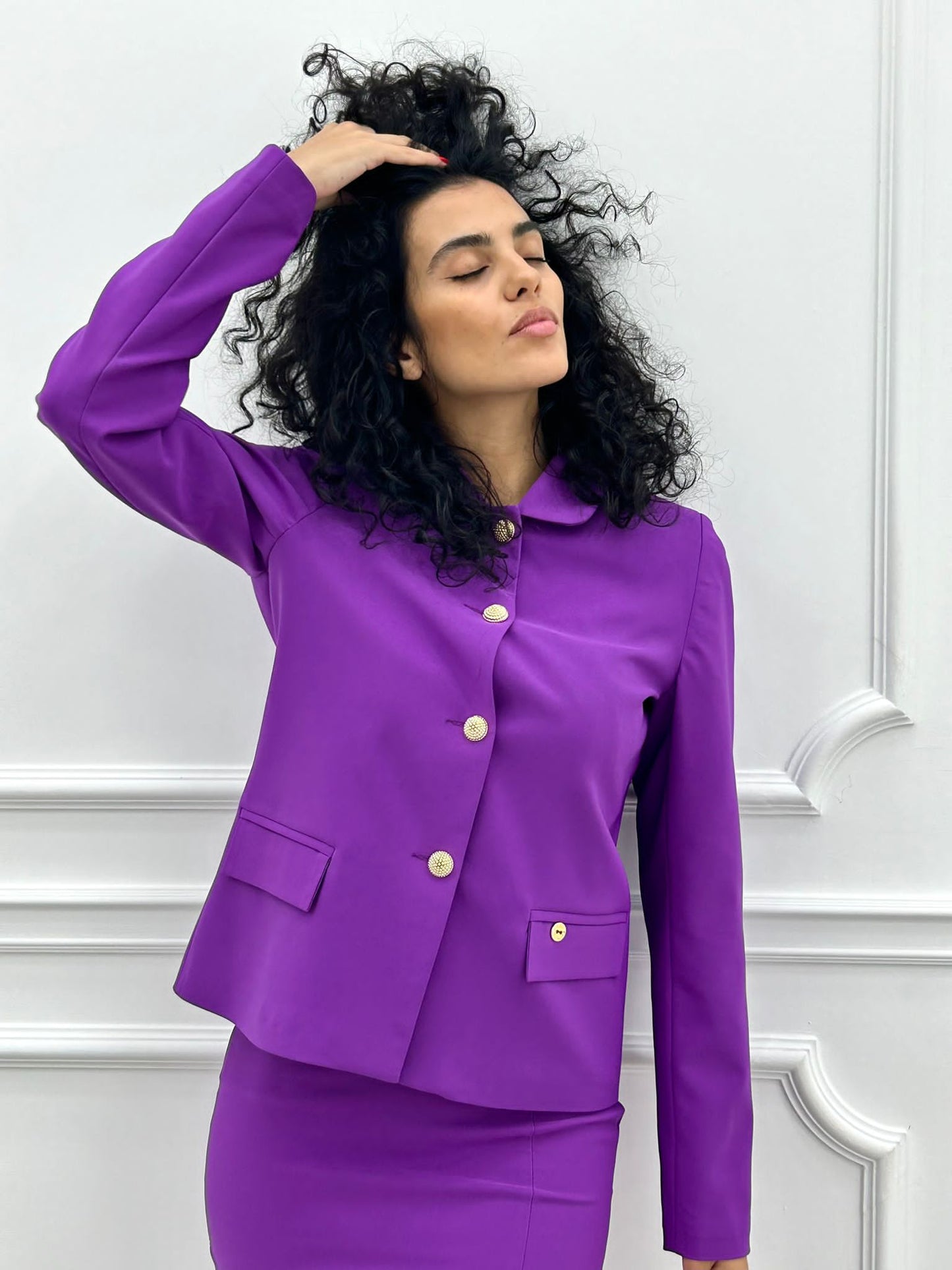 GIACCA CON BOTTONI ORO TOP QUALITY