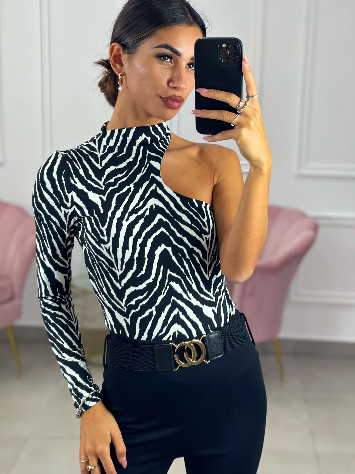 MAGLIA MONOSPALLA FANTASIA