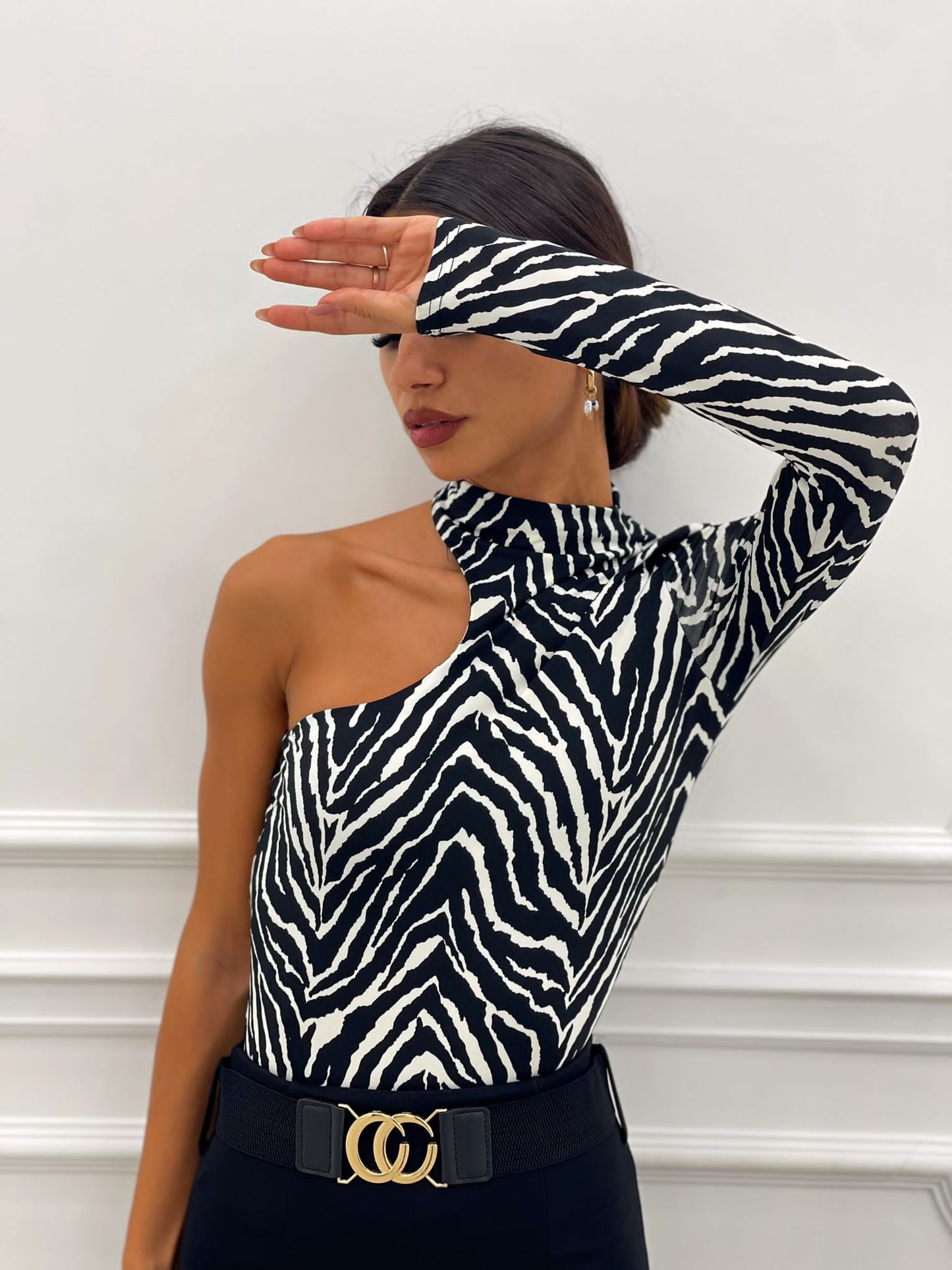 MAGLIA MONOSPALLA FANTASIA