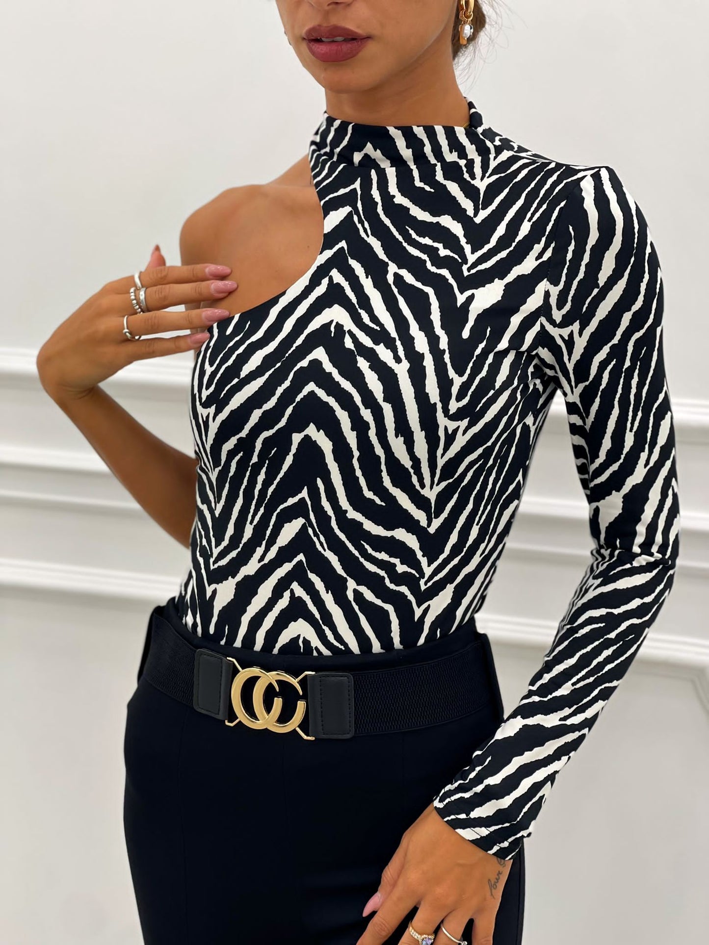 MAGLIA MONOSPALLA FANTASIA