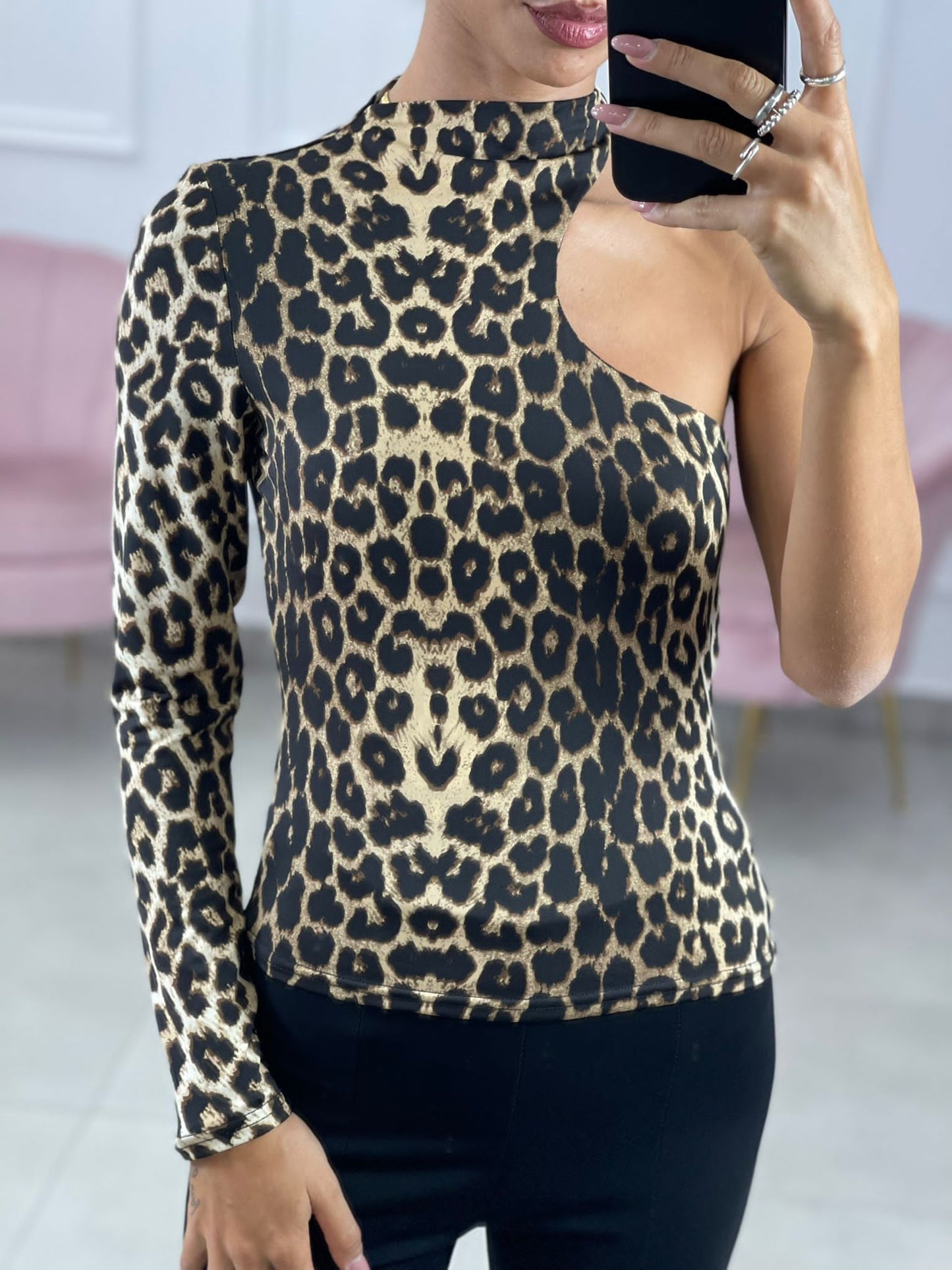 MAGLIA MONOSPALLA FANTASIA