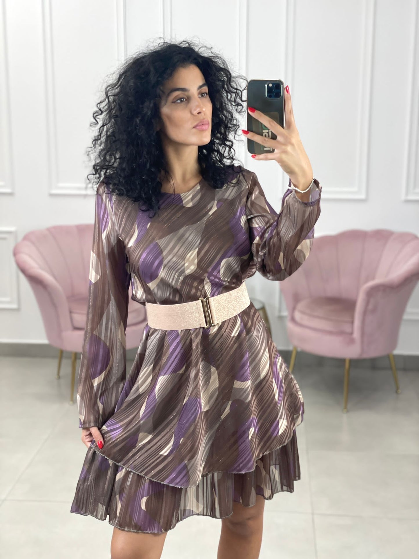 VESTITO FANTASIA IN GEORGETTE