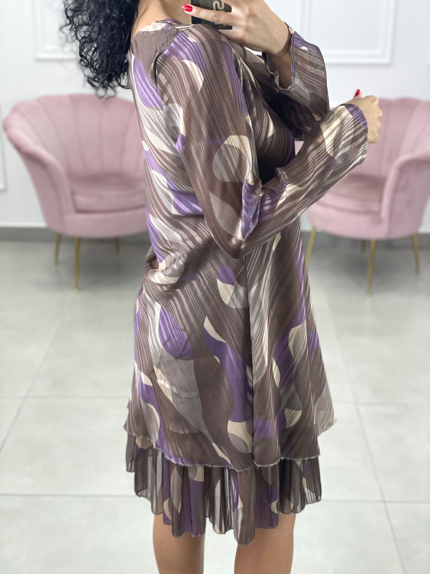 VESTITO FANTASIA IN GEORGETTE