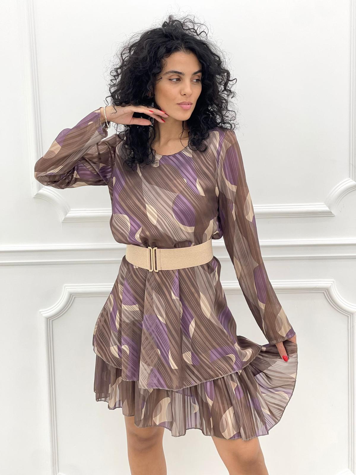 VESTITO FANTASIA IN GEORGETTE