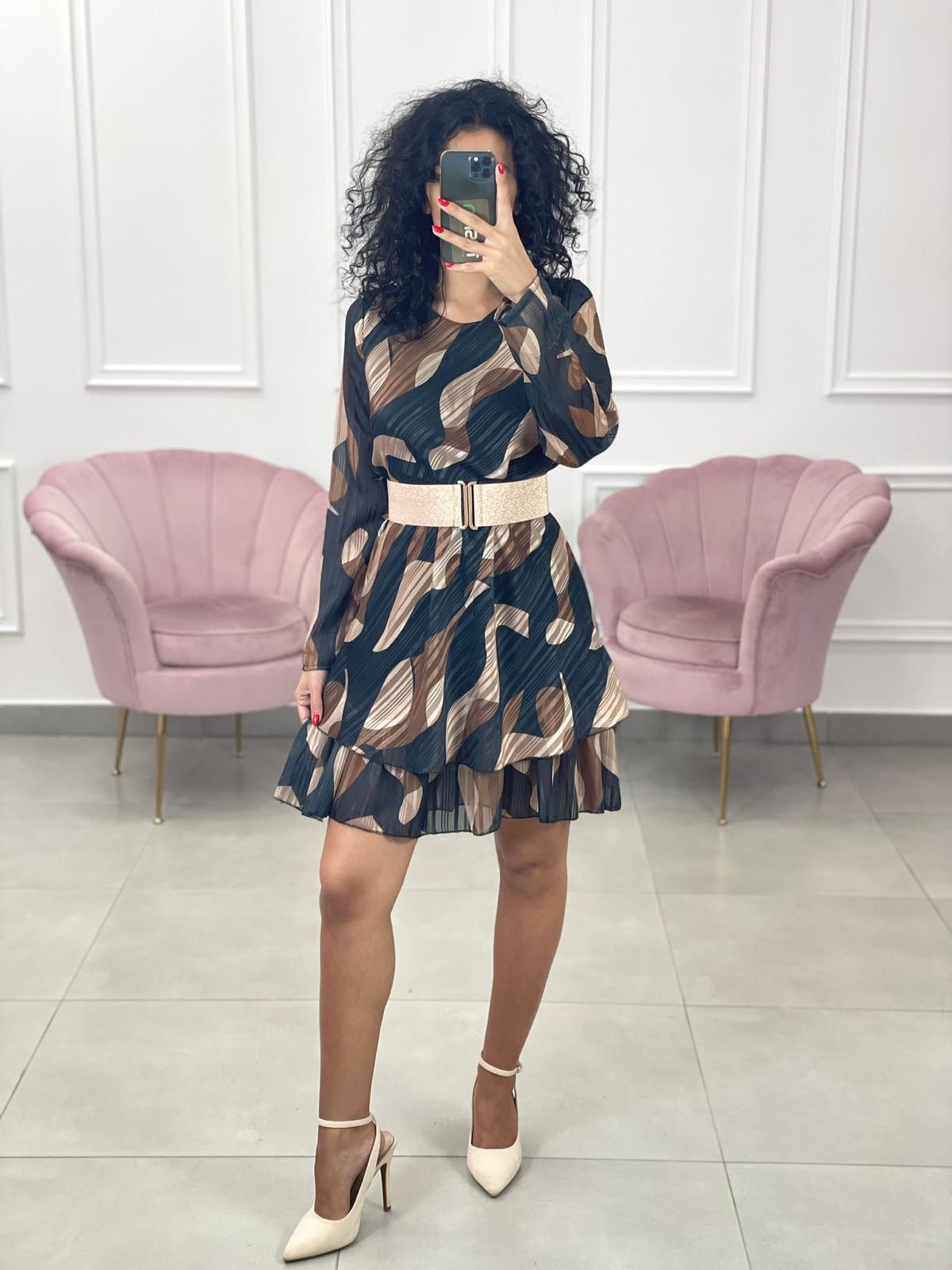 VESTITO FANTASIA IN GEORGETTE