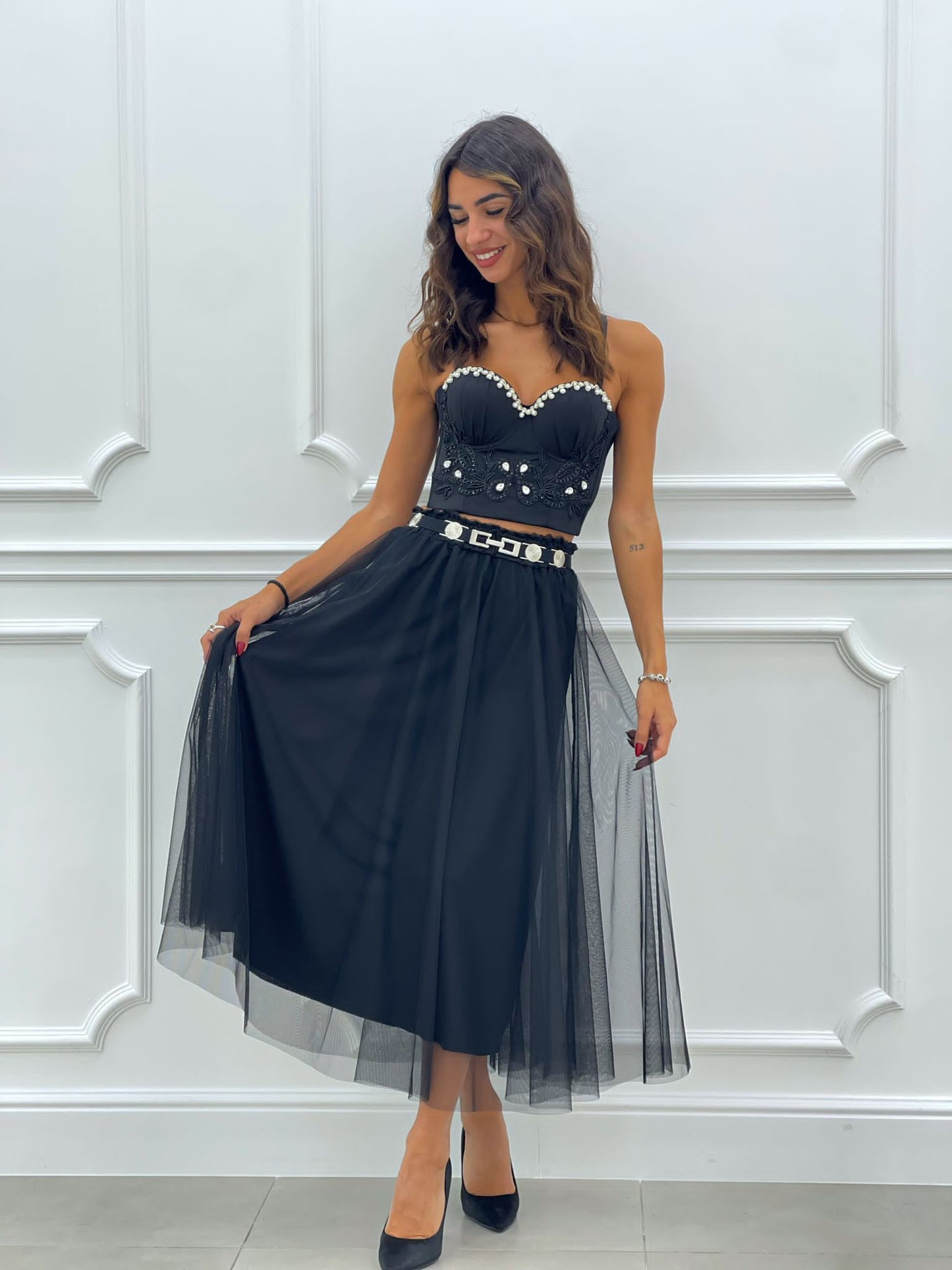 GONNA TULLE MONOTINTA