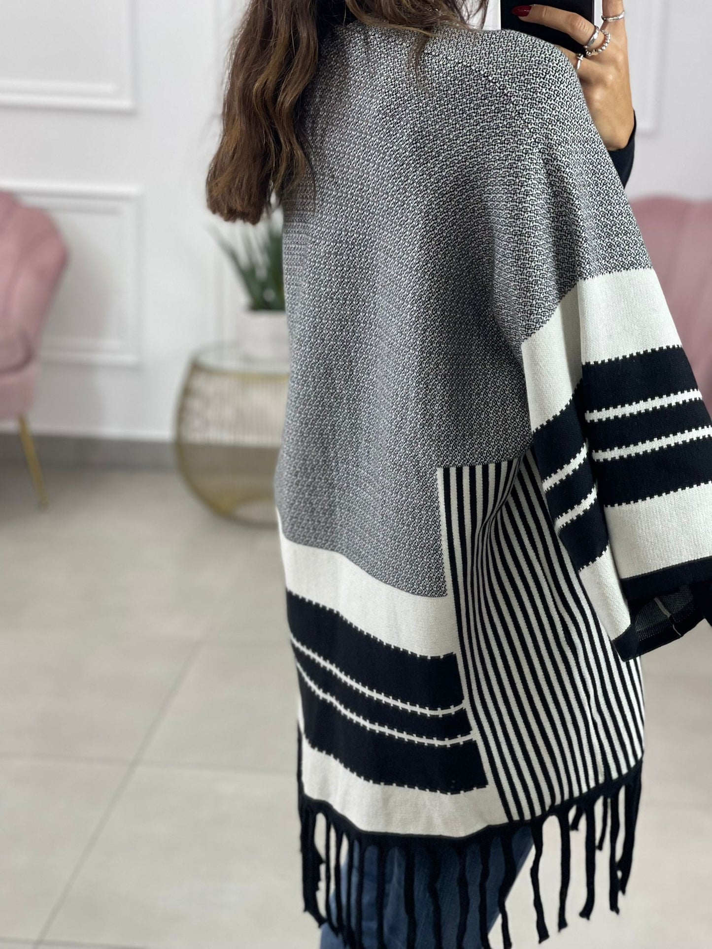 CARDIGAN CON FRANGE