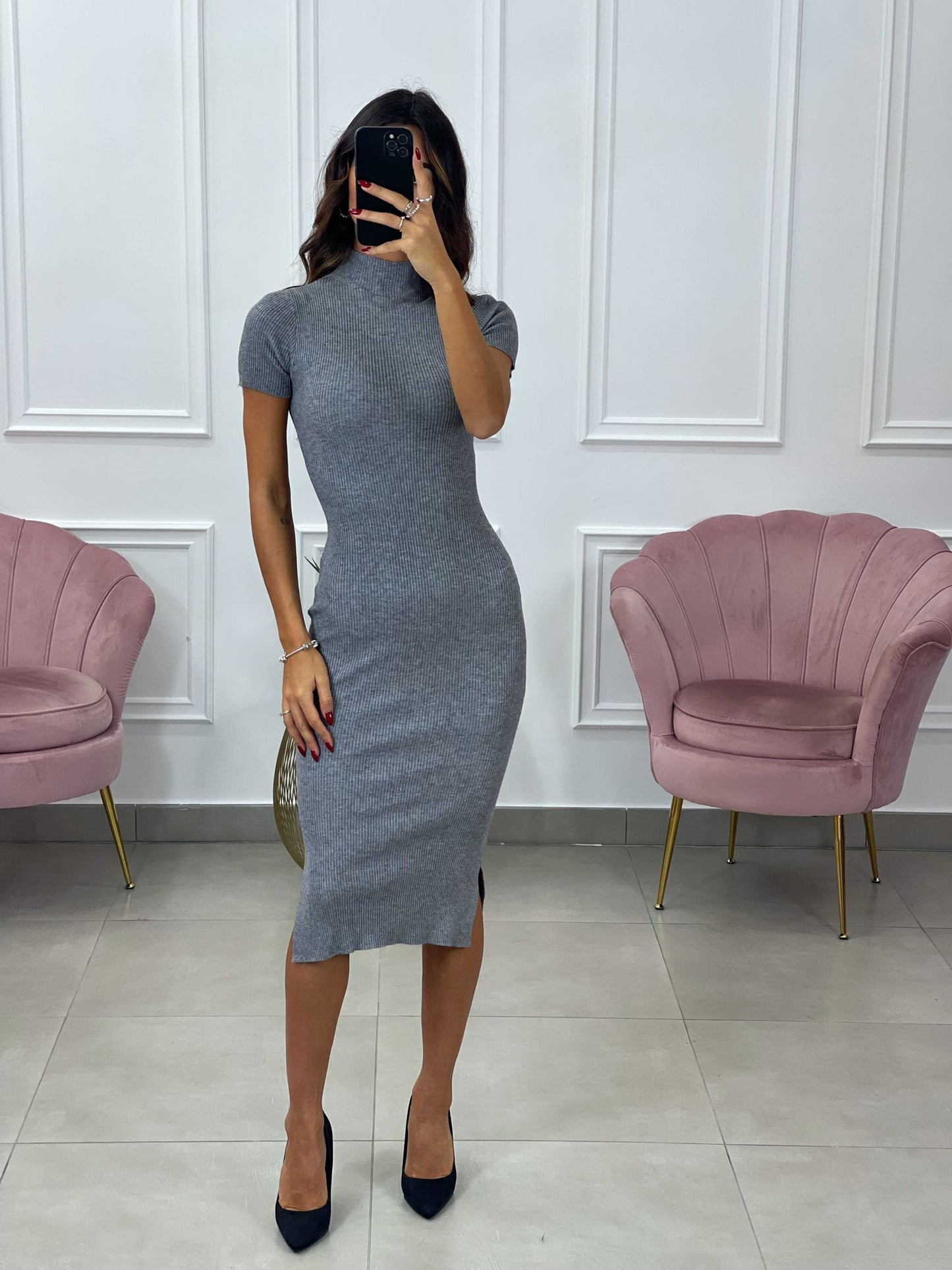 VESTITO COSTINA MEZZO COLLO