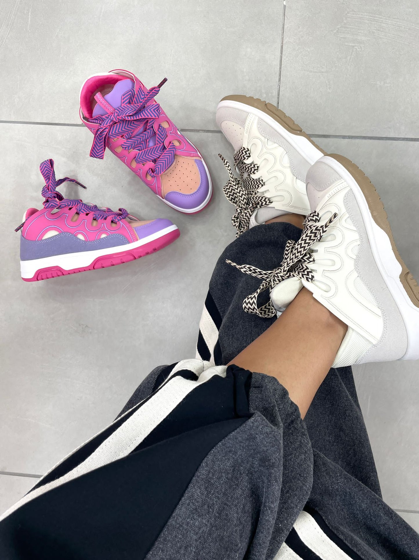 SNEAKERS LACCIO DOPPIO
