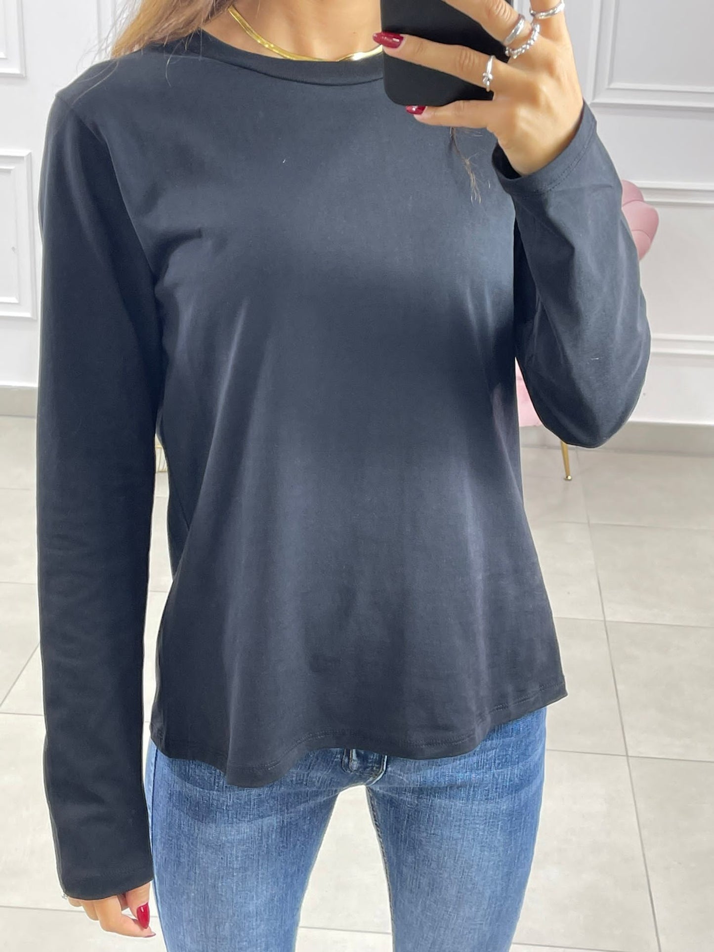 MAGLIA COTONE MANICA LUNGA