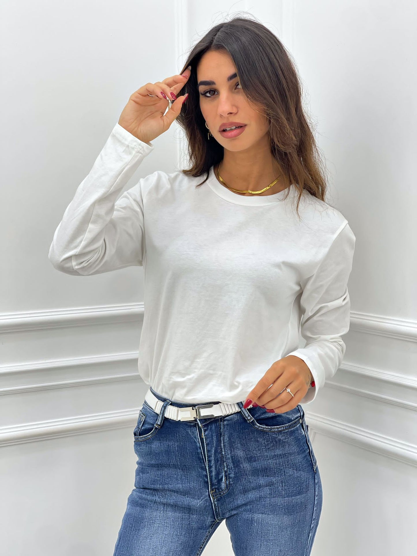MAGLIA COTONE MANICA LUNGA