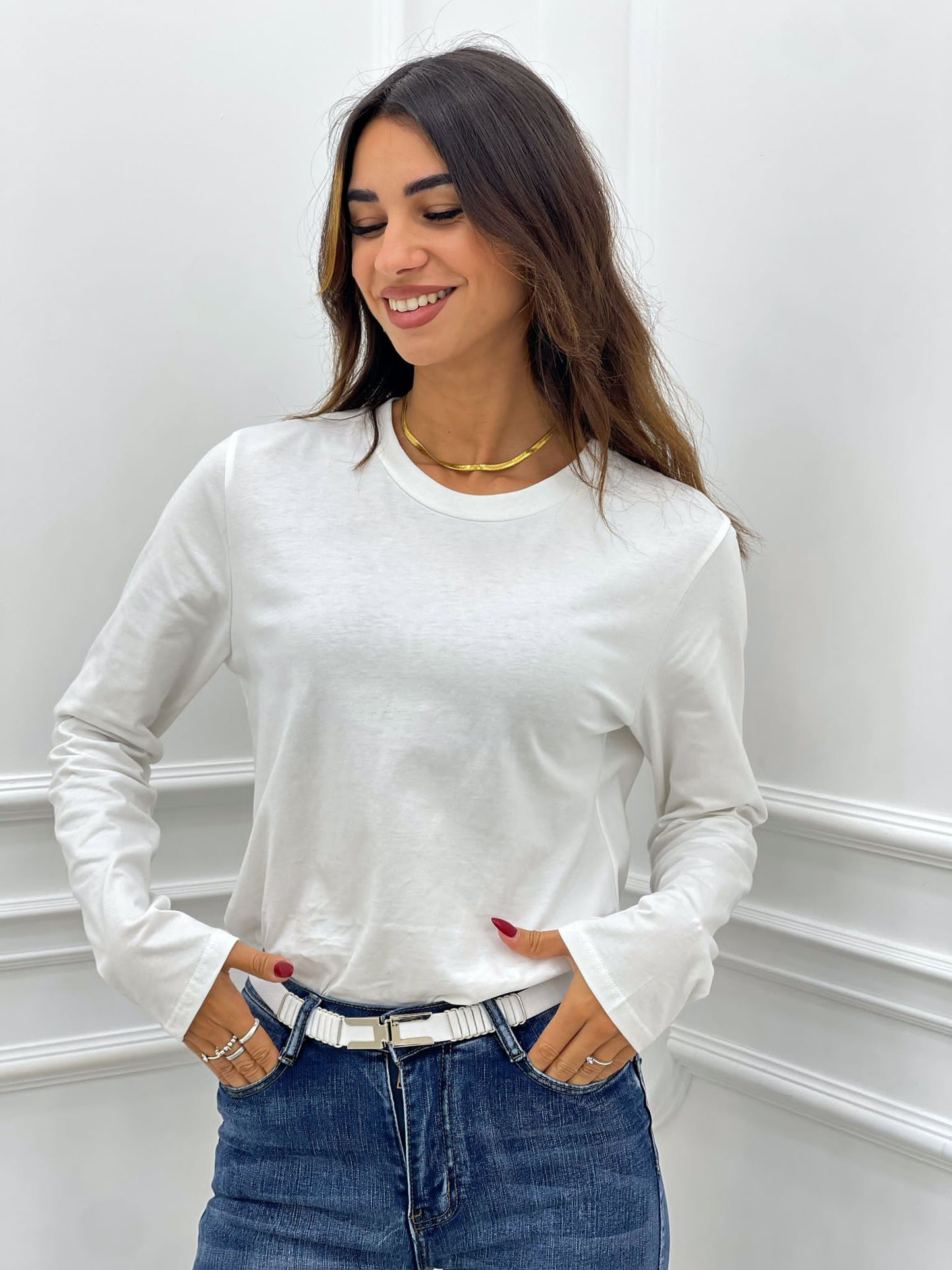 MAGLIA COTONE MANICA LUNGA