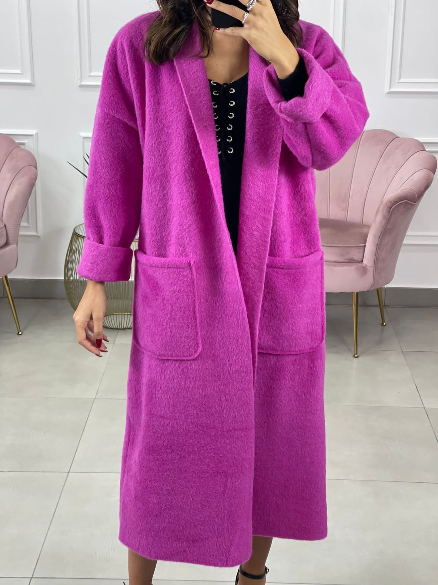 CAPPOTTO LANA COTTA CON TASCHE