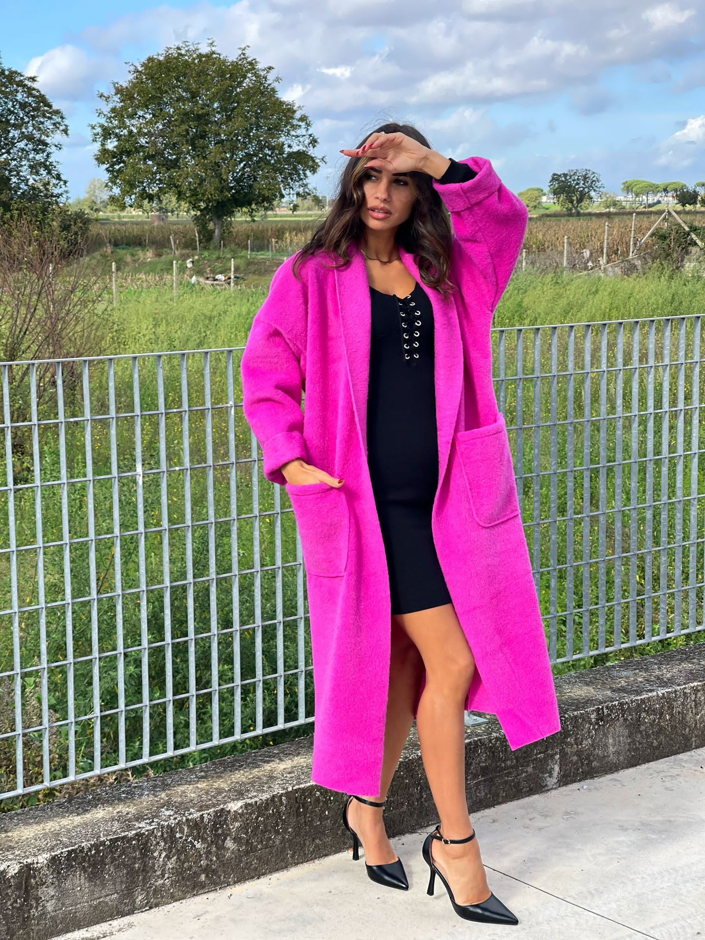CAPPOTTO LANA COTTA CON TASCHE