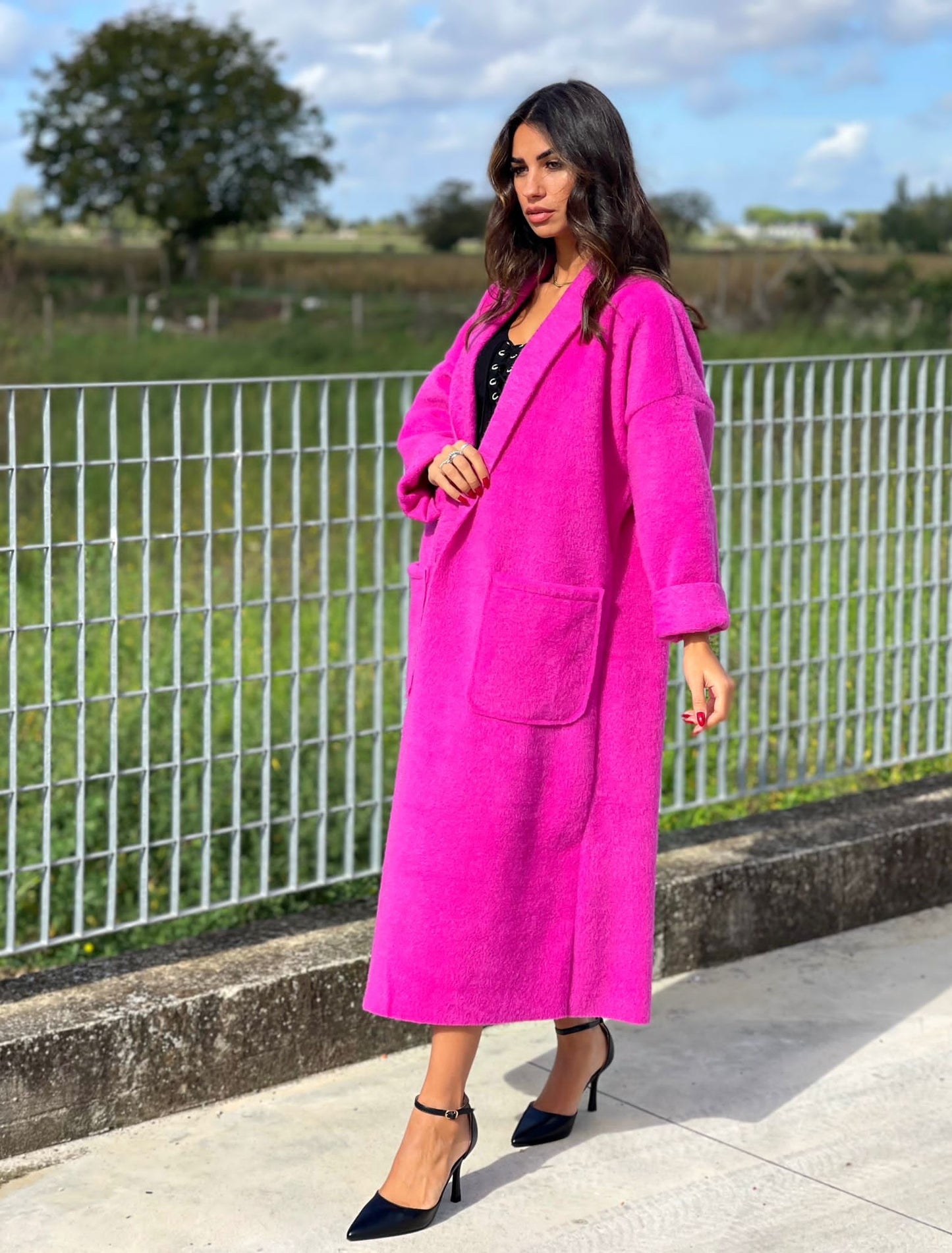 CAPPOTTO LANA COTTA CON TASCHE
