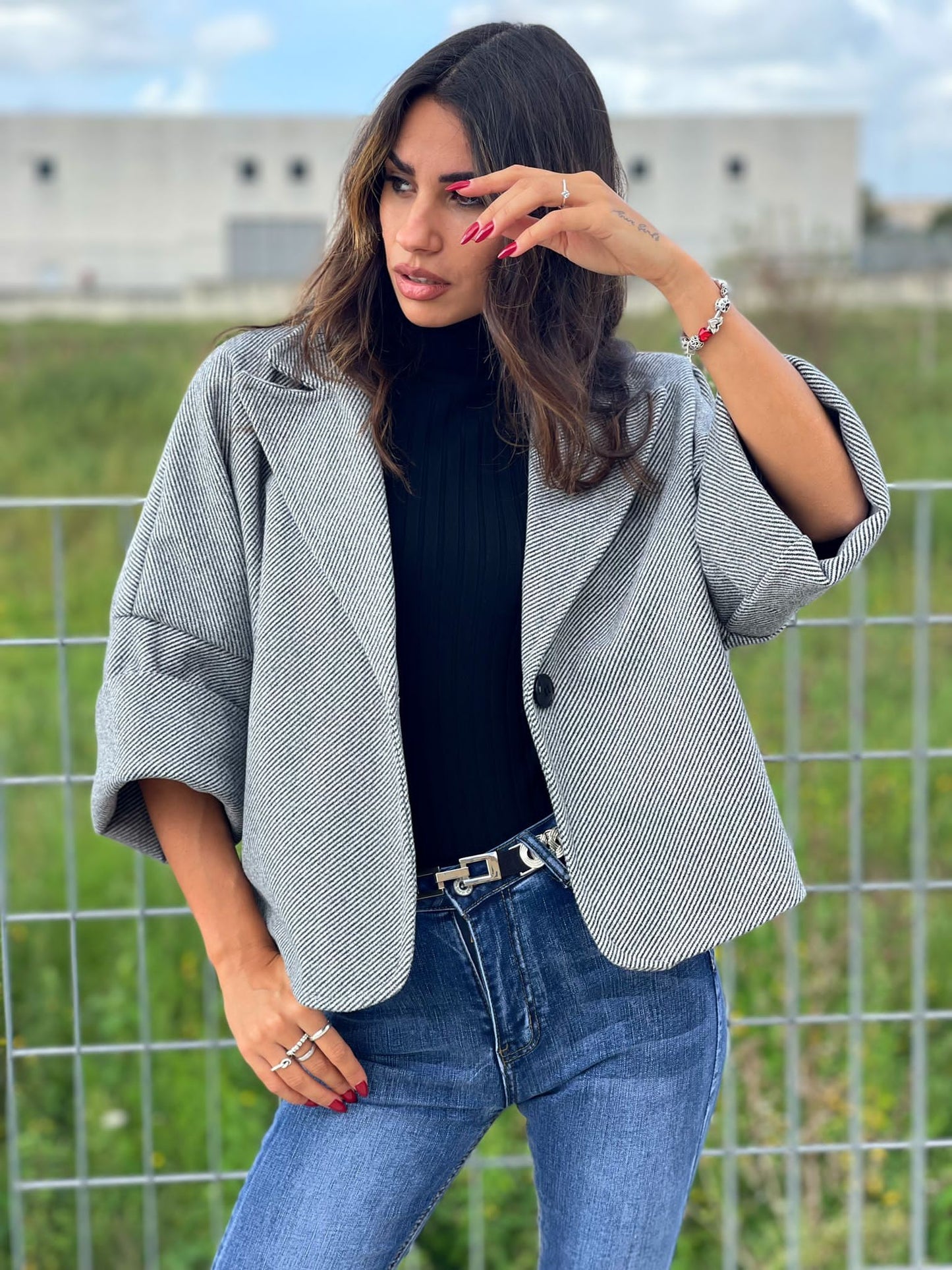 CAPPOTTO CROP SPIGATO