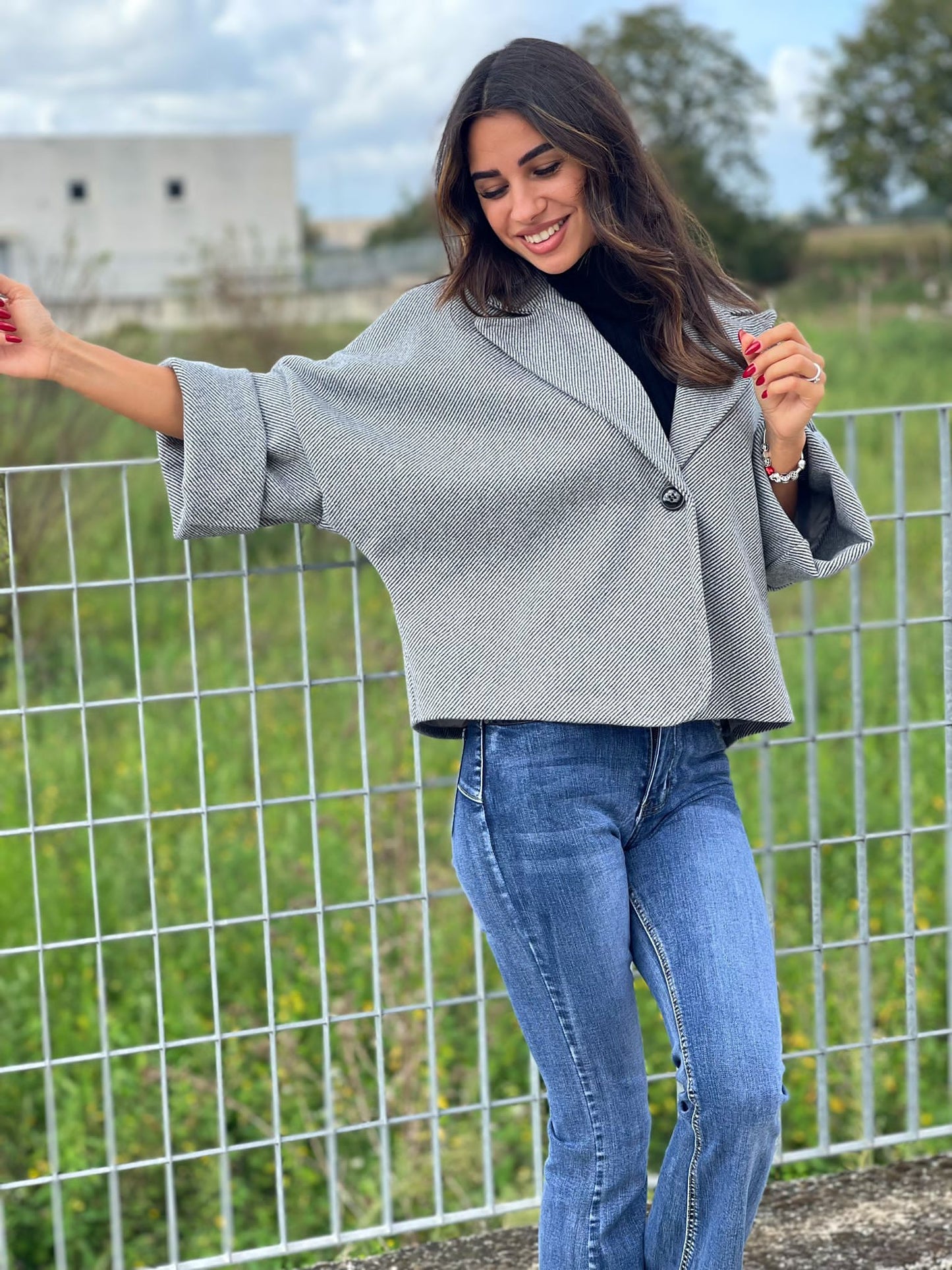 CAPPOTTO CROP SPIGATO