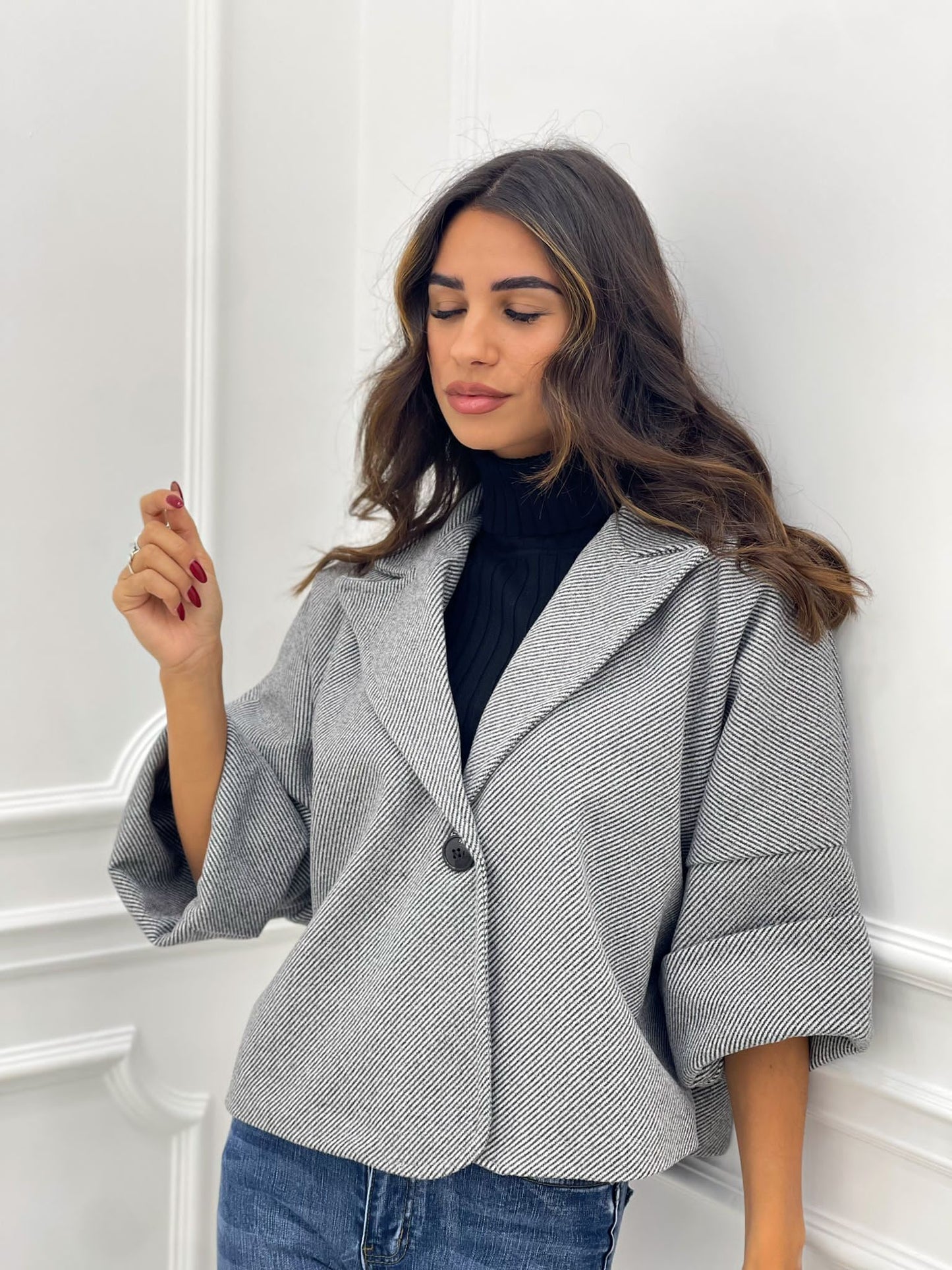 CAPPOTTO CROP SPIGATO