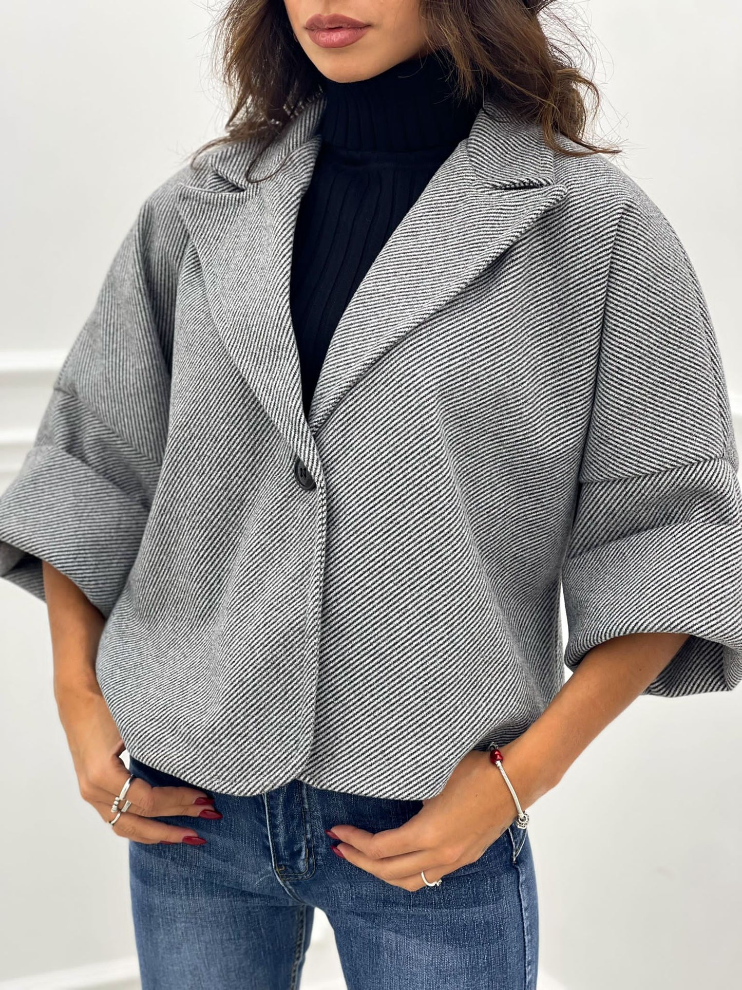 CAPPOTTO CROP SPIGATO