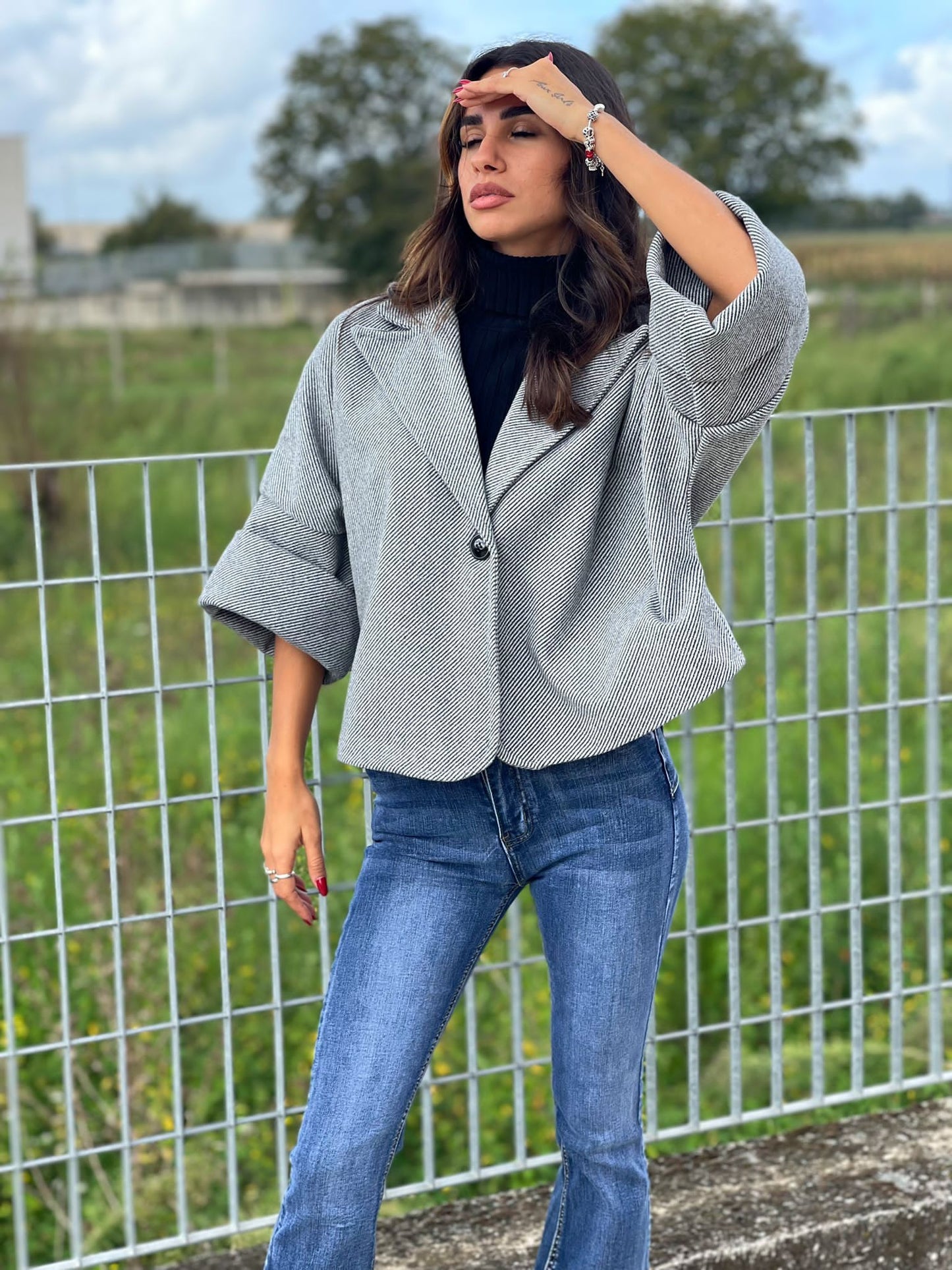 CAPPOTTO CROP SPIGATO