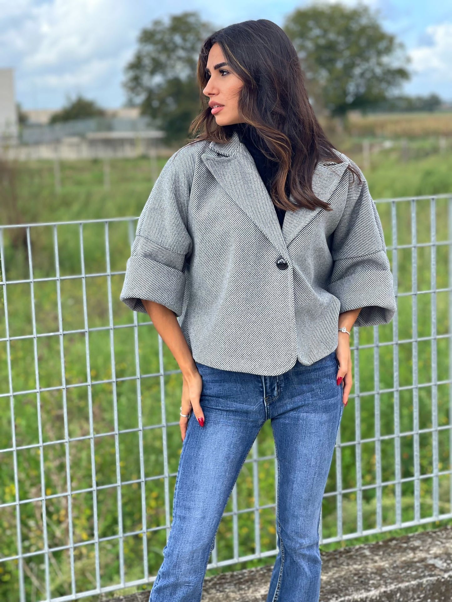 CAPPOTTO CROP SPIGATO
