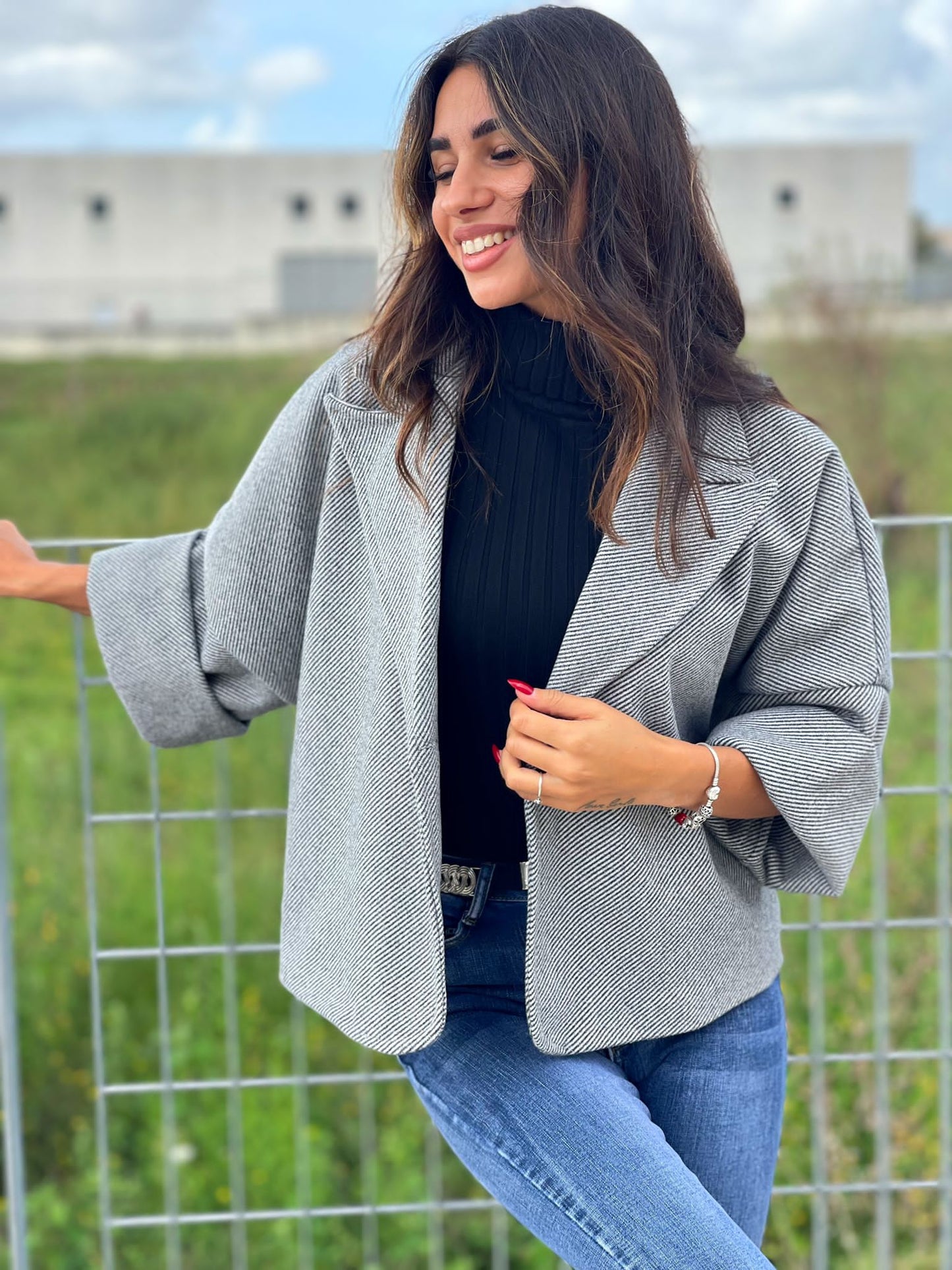CAPPOTTO CROP SPIGATO