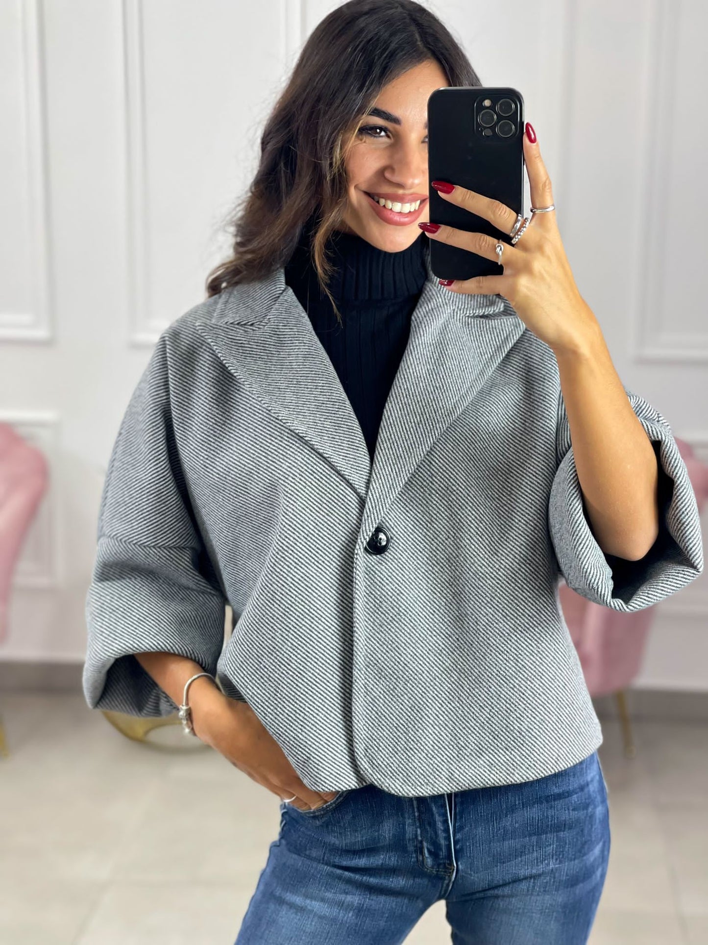 CAPPOTTO CROP SPIGATO