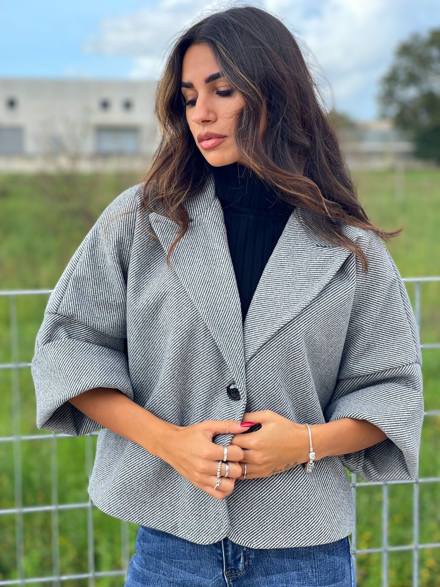 CAPPOTTO CROP SPIGATO