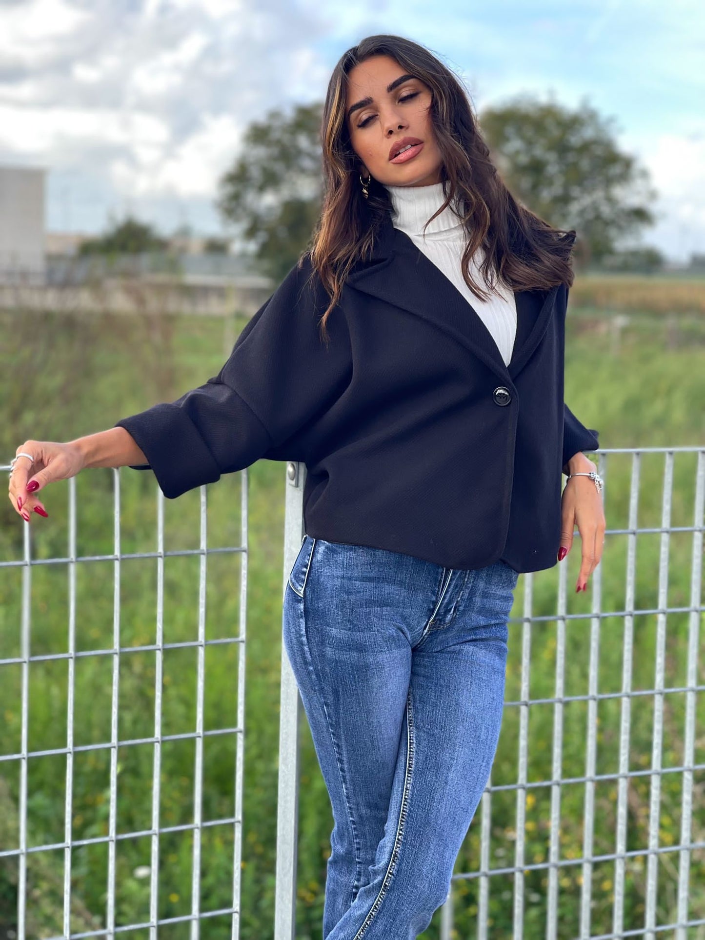 CAPPOTTO CROP SPIGATO