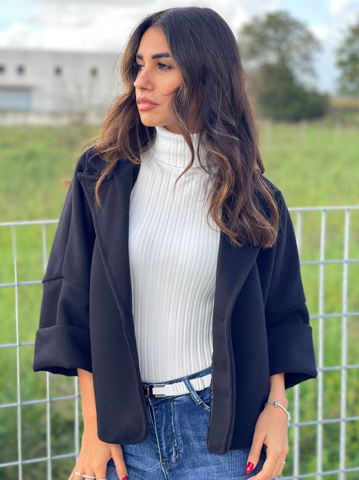 CAPPOTTO CROP SPIGATO