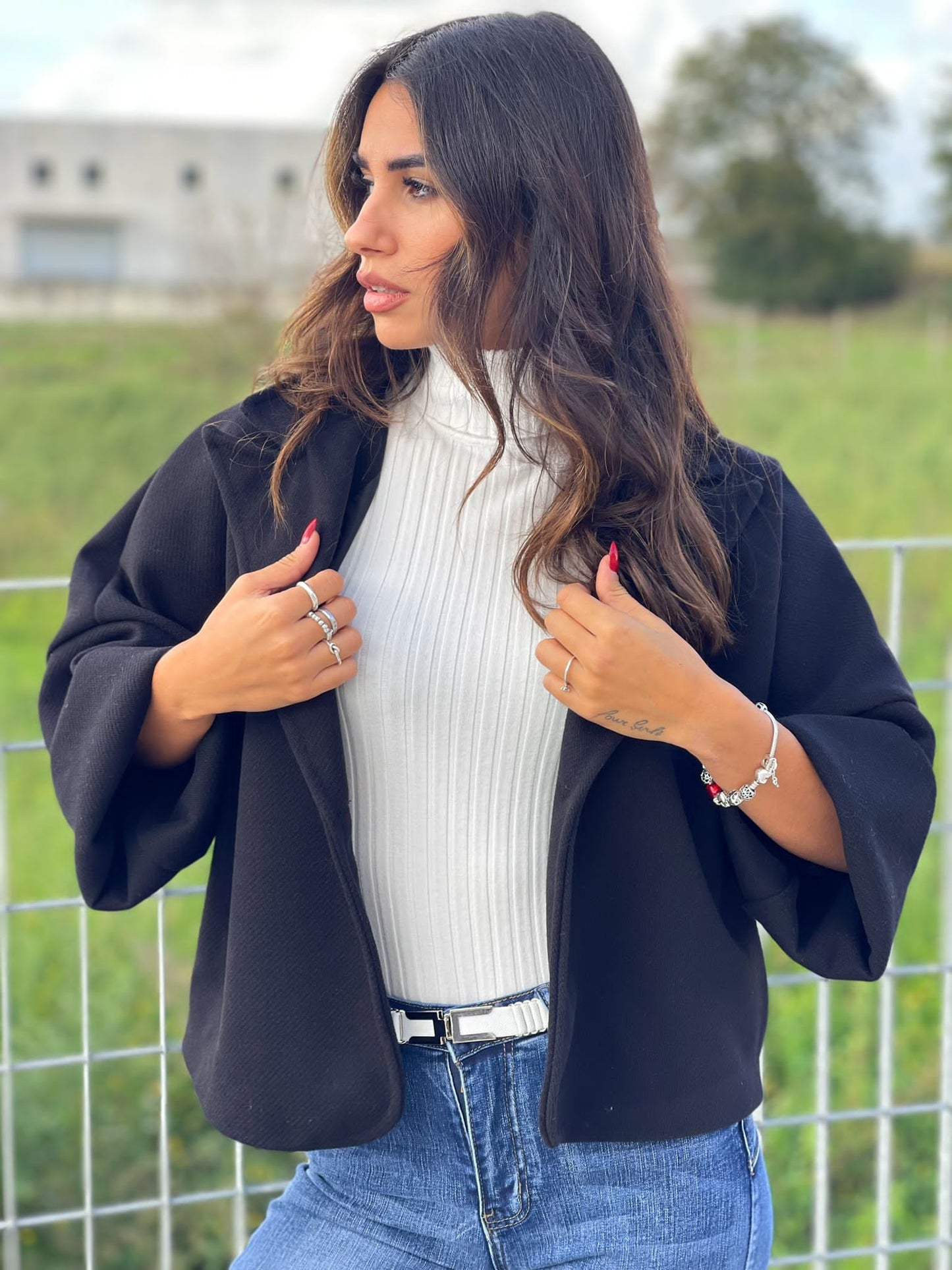 CAPPOTTO CROP SPIGATO