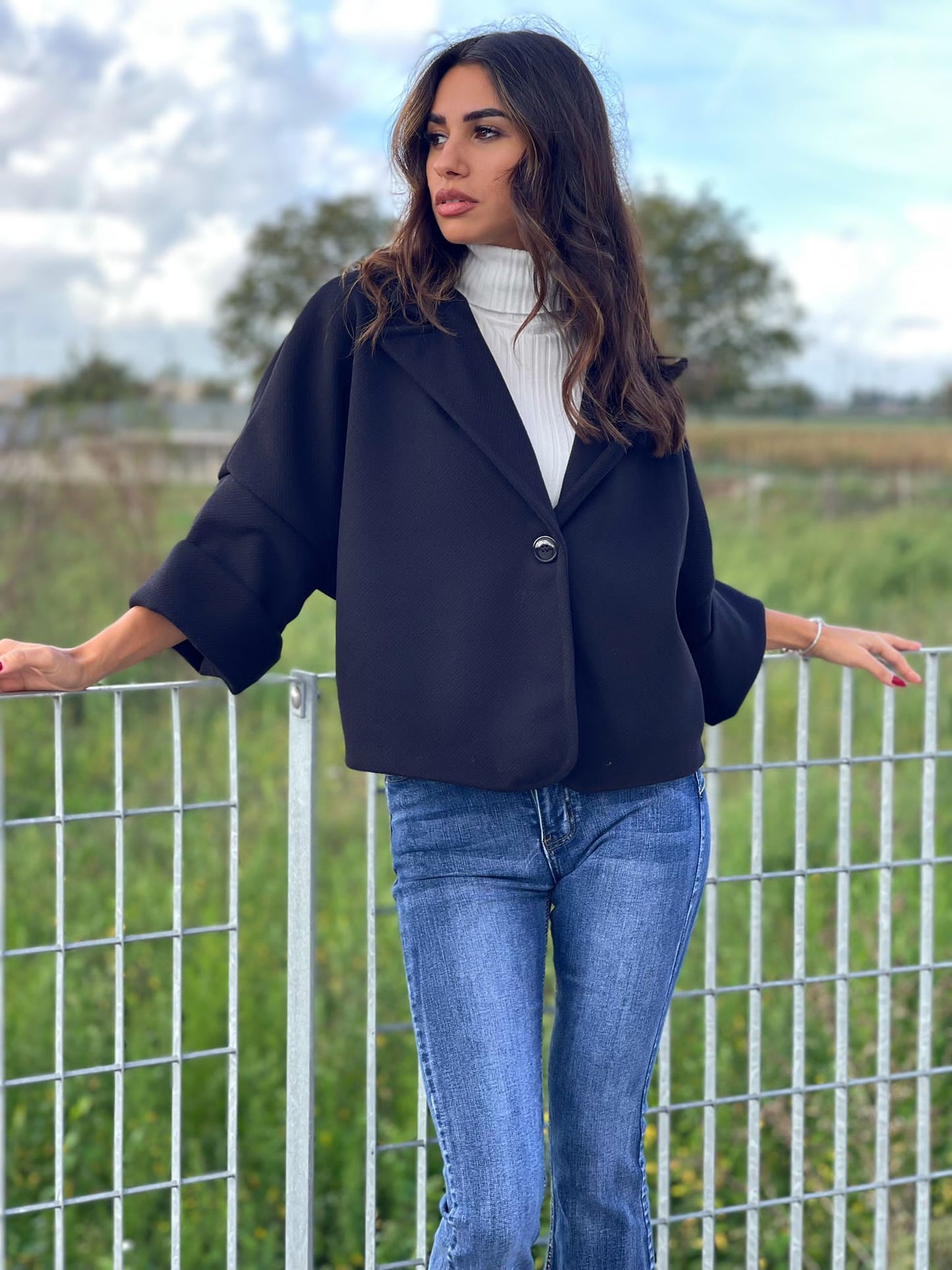 CAPPOTTO CROP SPIGATO