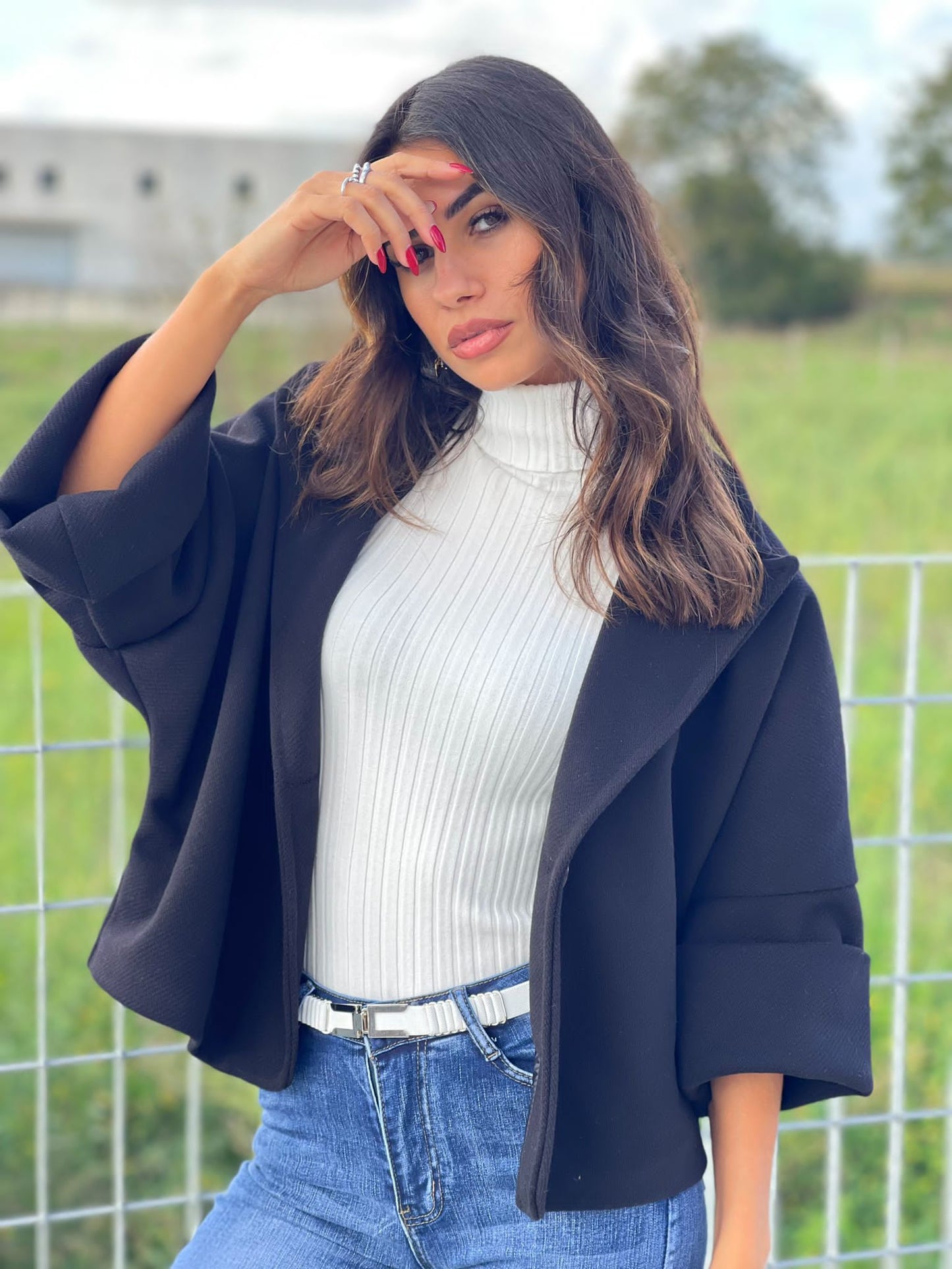 CAPPOTTO CROP SPIGATO