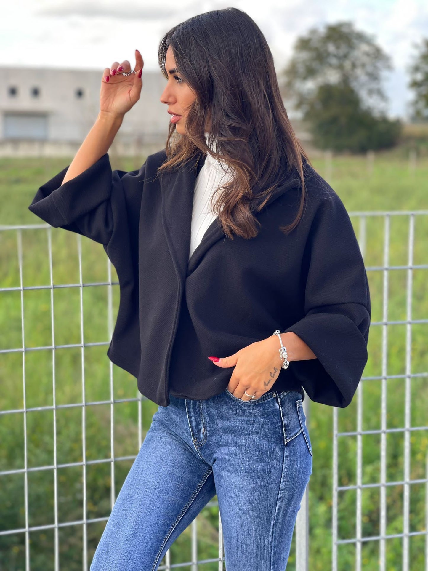 CAPPOTTO CROP SPIGATO