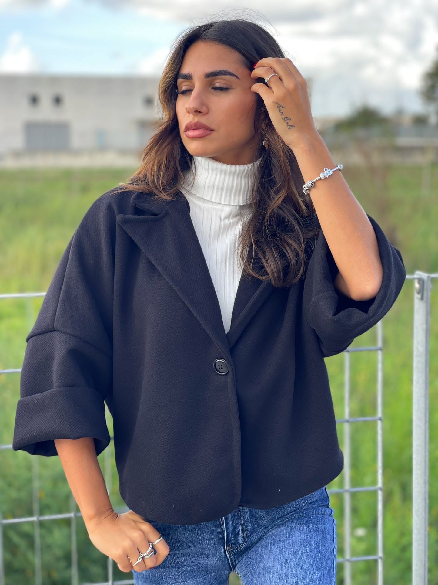 CAPPOTTO CROP SPIGATO