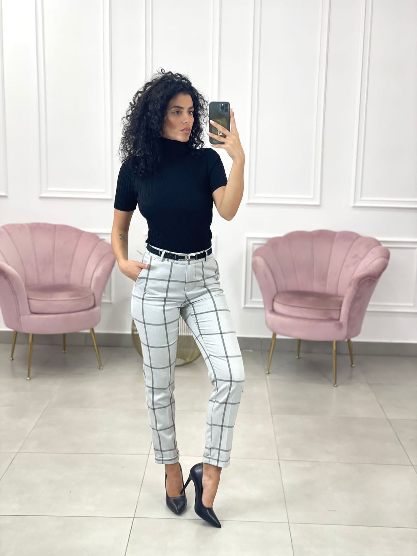 PANTALONE QUADRI TASCHE AMERICA TOP QUALITY