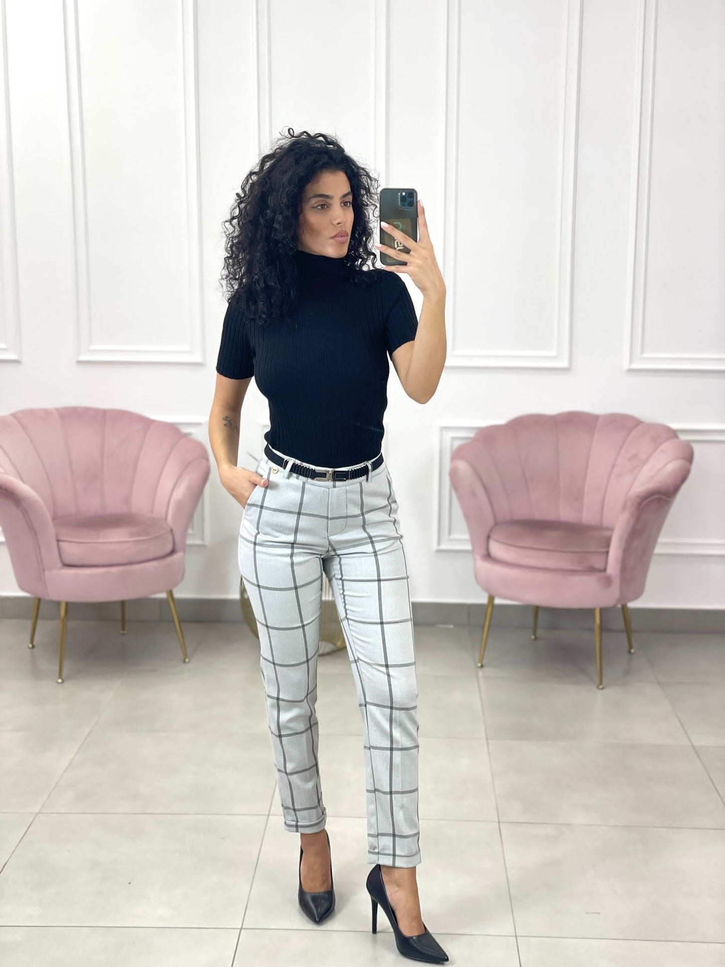 PANTALONE QUADRI TASCHE AMERICA TOP QUALITY