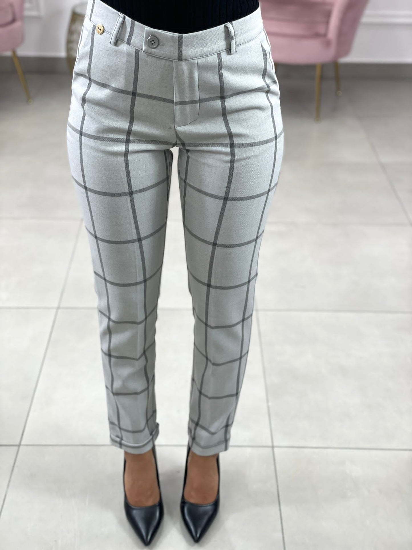PANTALONE QUADRI TASCHE AMERICA TOP QUALITY
