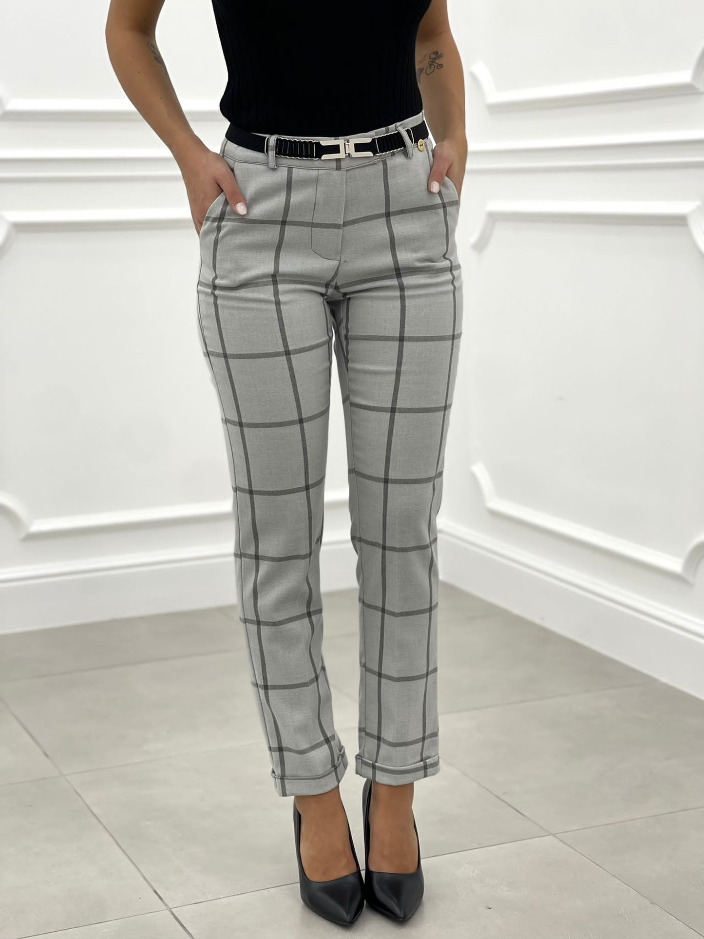 PANTALONE QUADRI TASCHE AMERICA TOP QUALITY