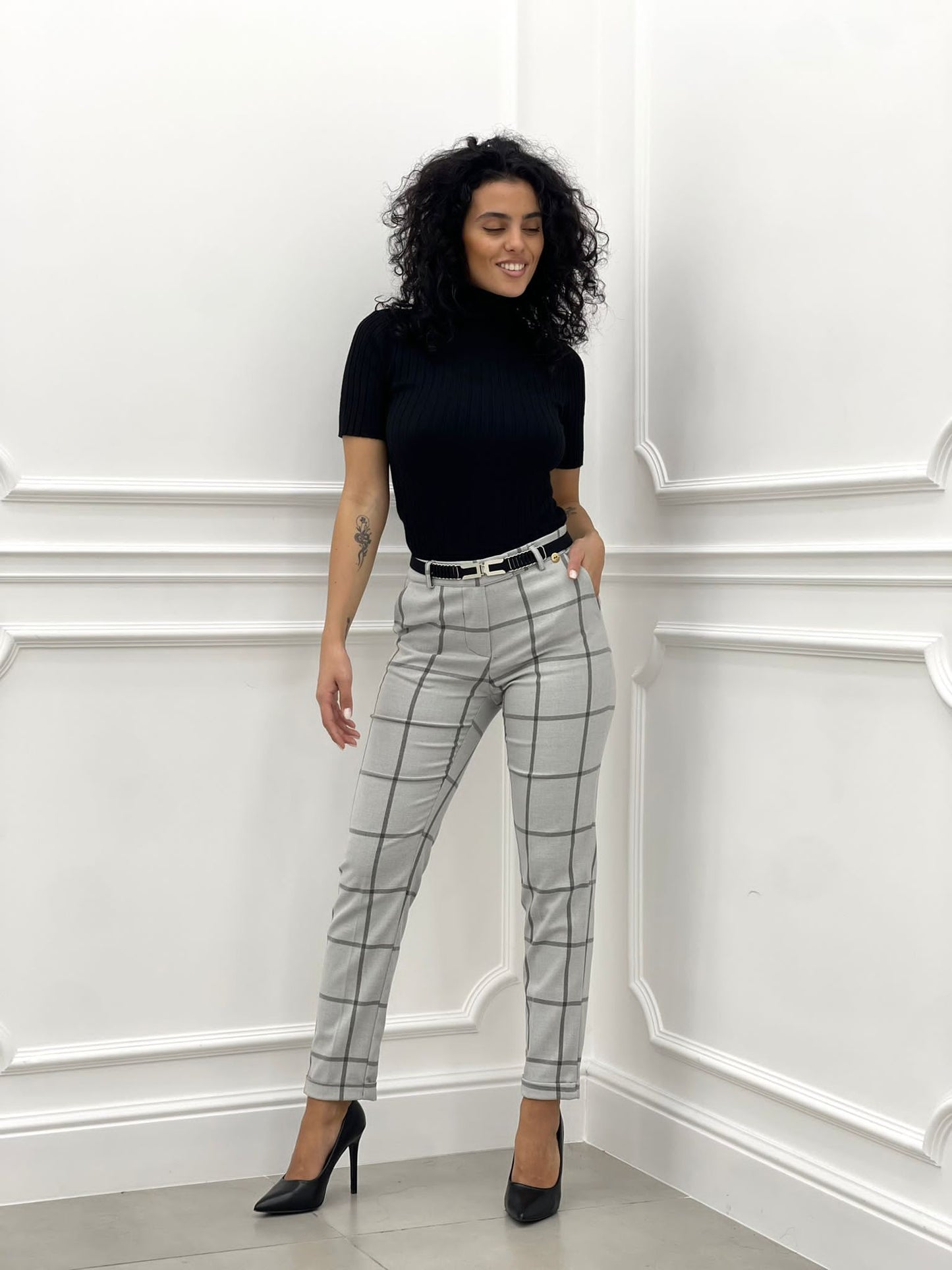 PANTALONE QUADRI TASCHE AMERICA TOP QUALITY