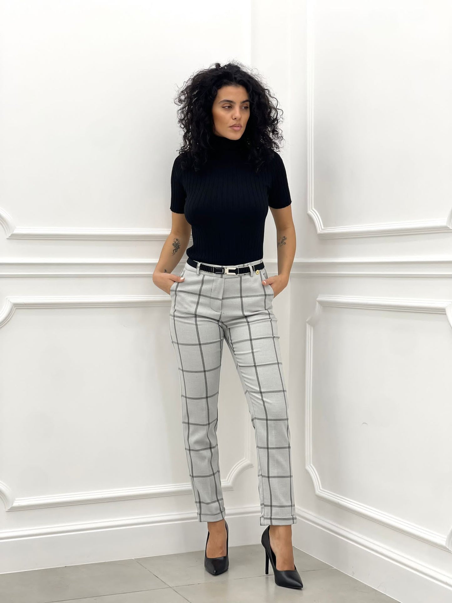 PANTALONE QUADRI TASCHE AMERICA TOP QUALITY