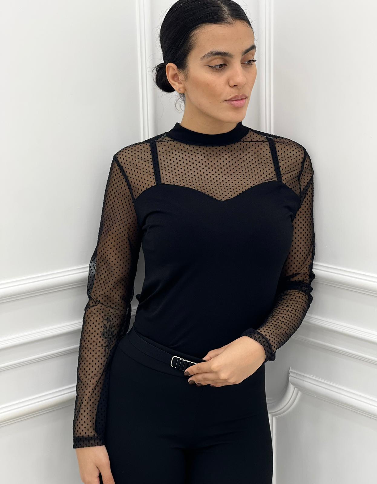 MAGLIA CON VELO POIS