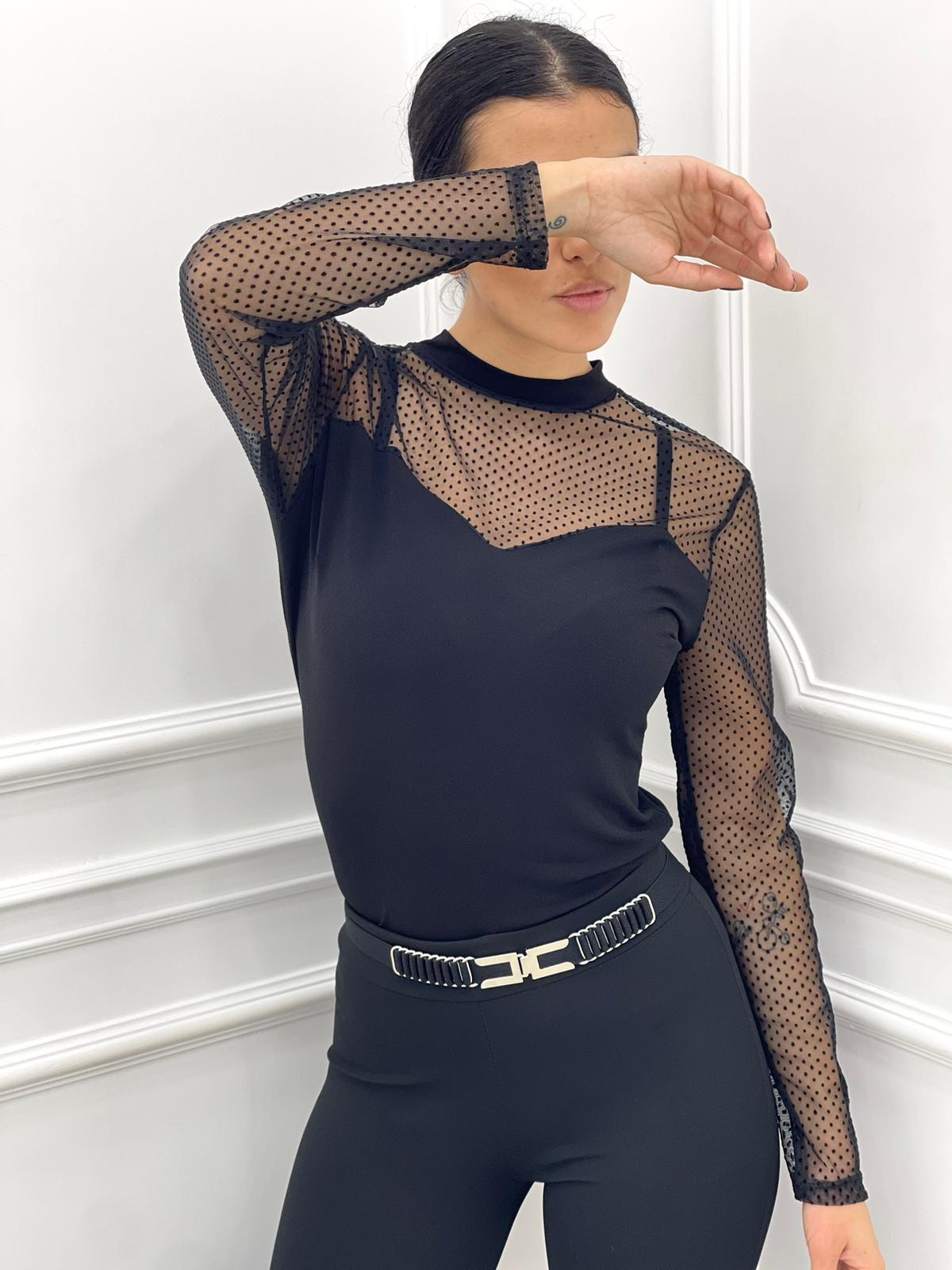 MAGLIA CON VELO POIS