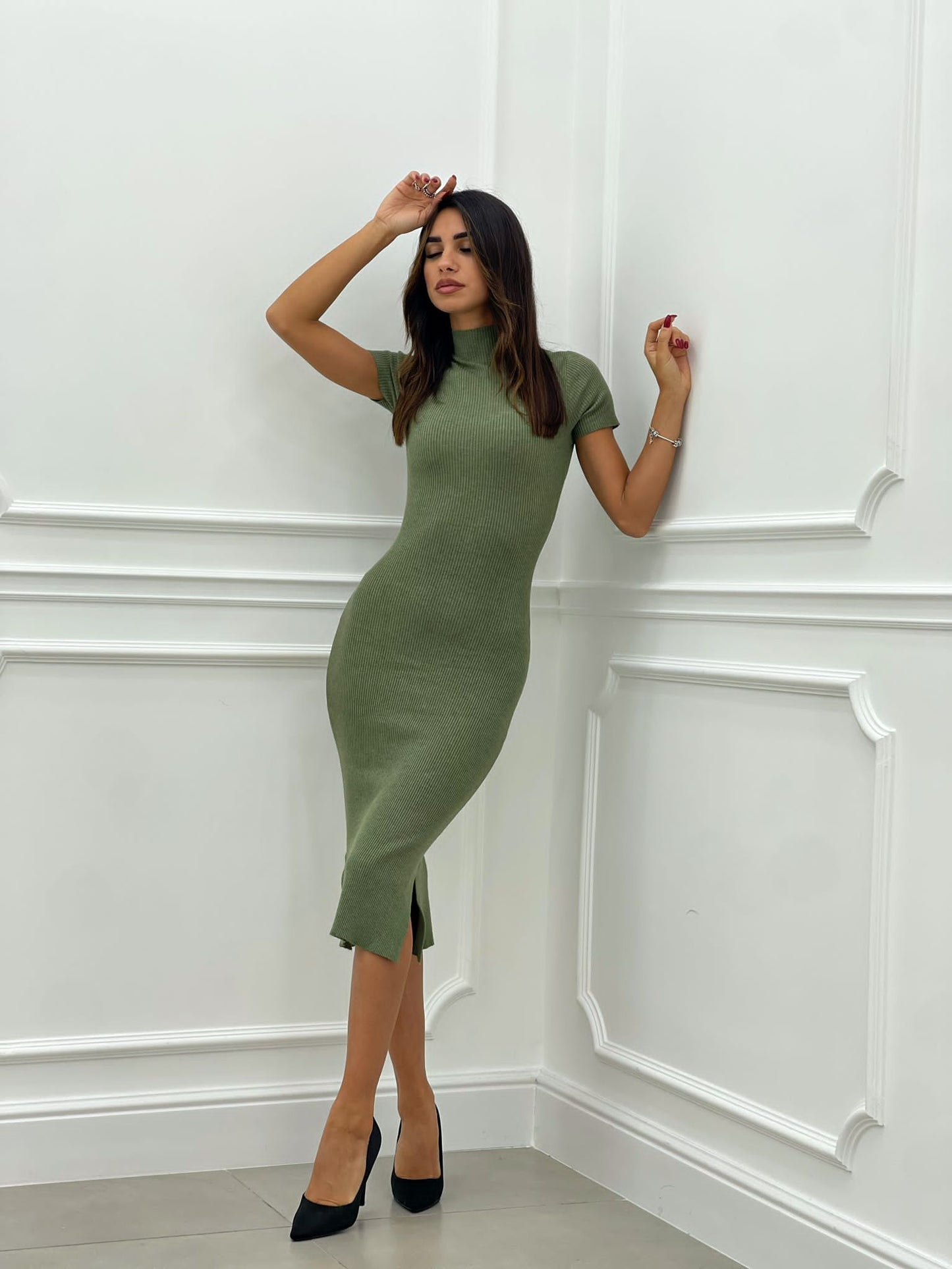 VESTITO COSTINA MEZZO COLLO