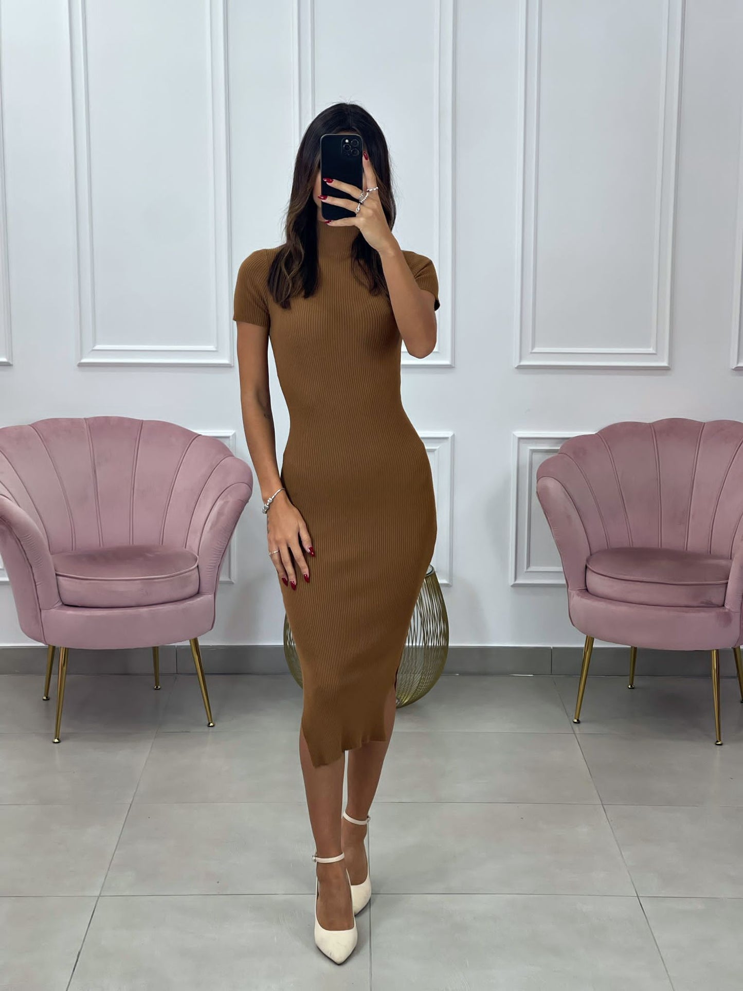 VESTITO COSTINA MEZZO COLLO