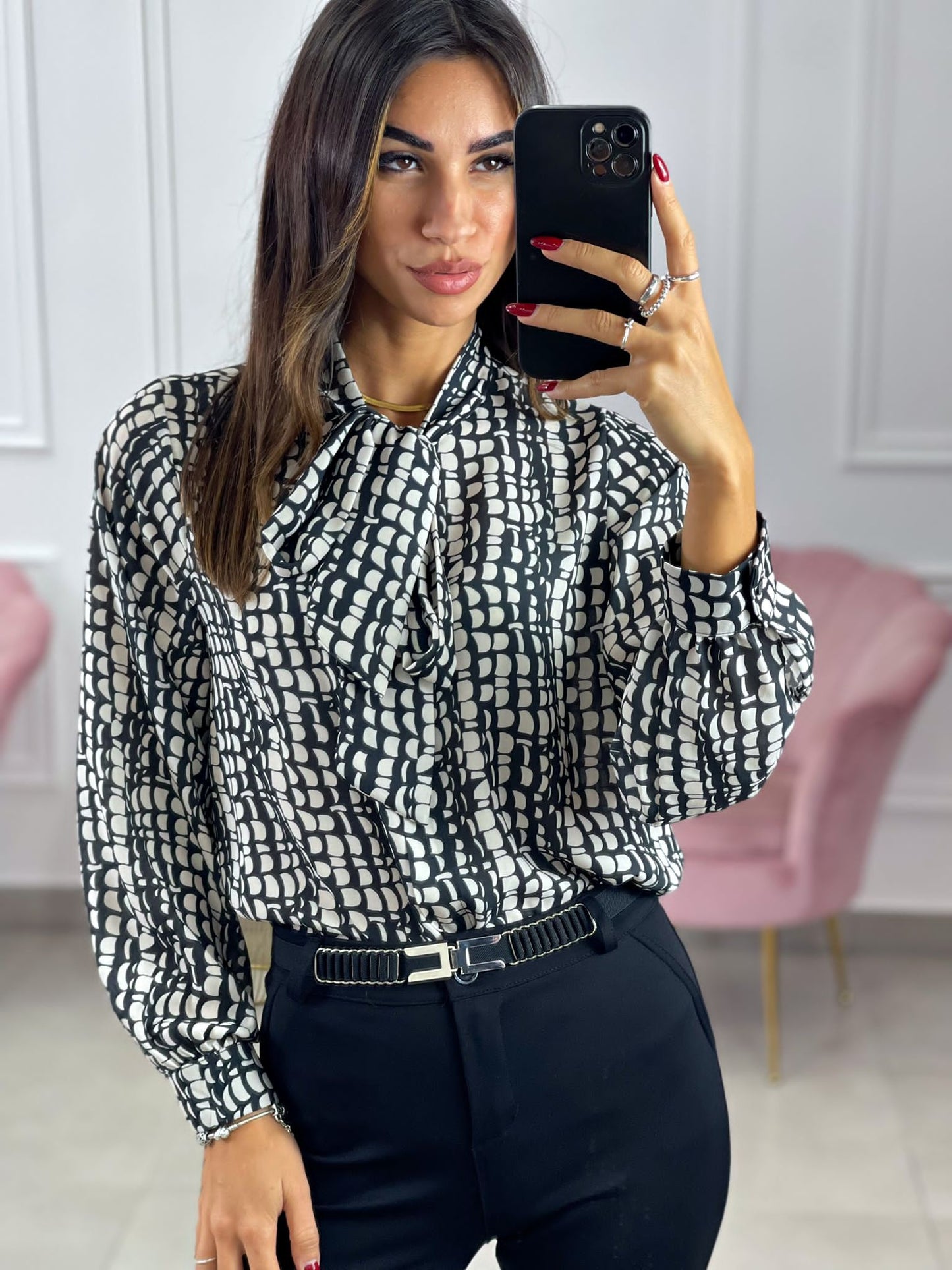 CAMICIA FANTASIA CON FIOCCO