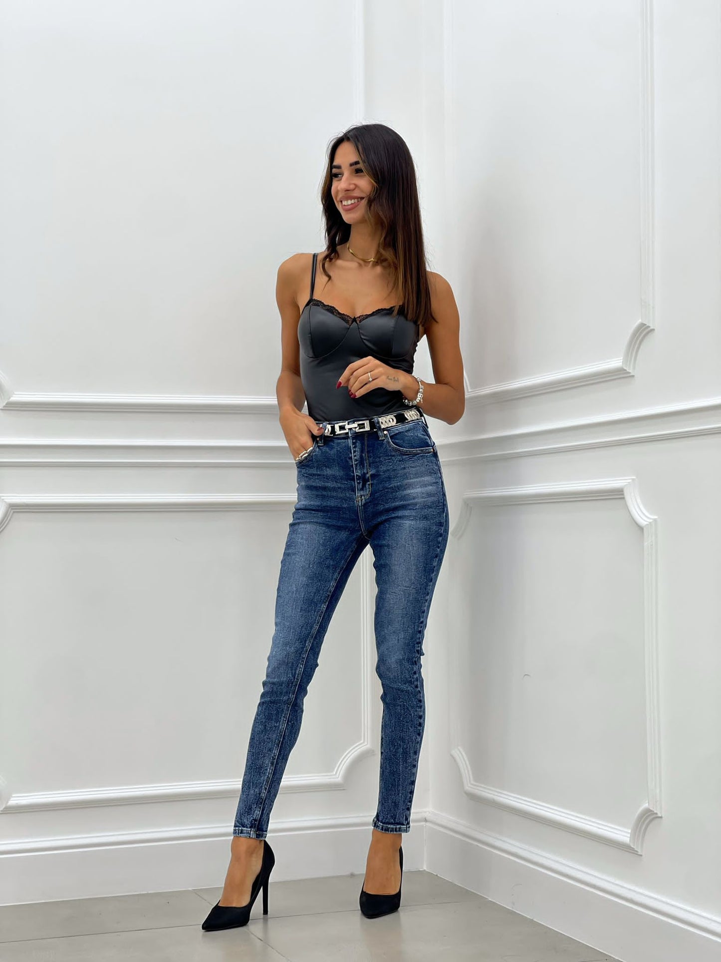 JEANS SKINNY 5 TASCHE